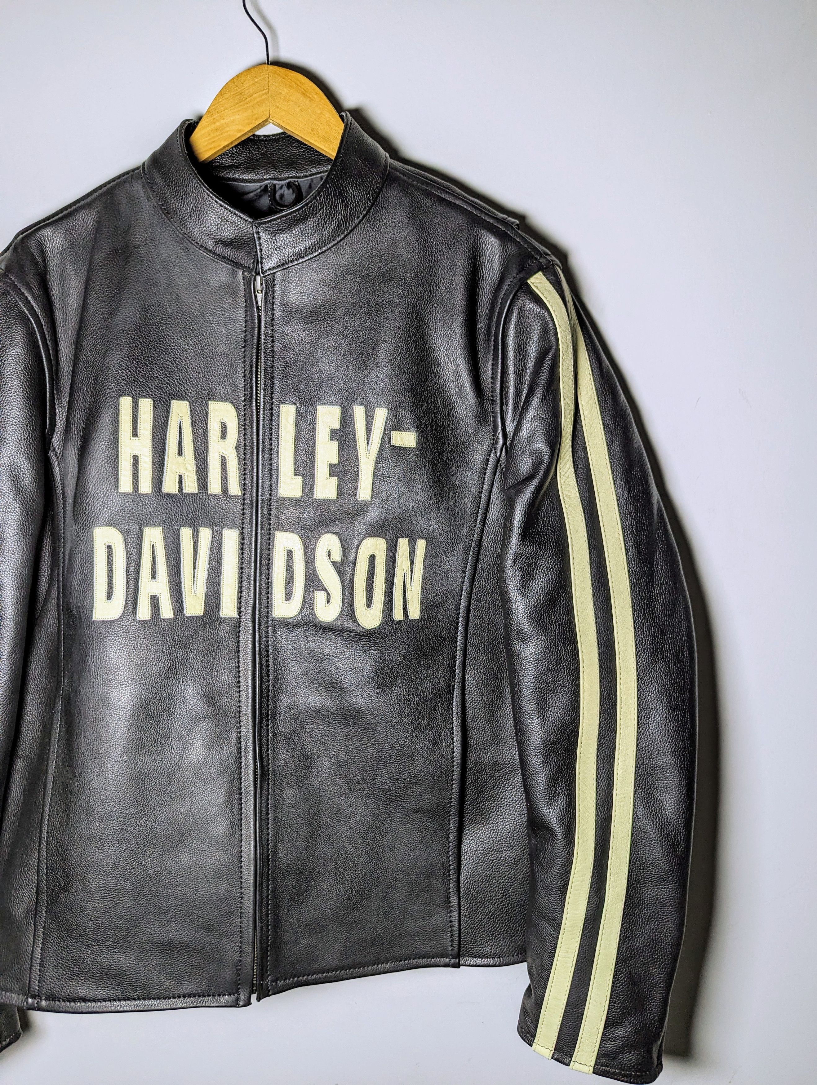 Vintage 🔥💥 Harley Davidson LEATHER JACKET RARE STREETWEAR Size US M / EU 48-50 / 2 - 4 Thumbnail