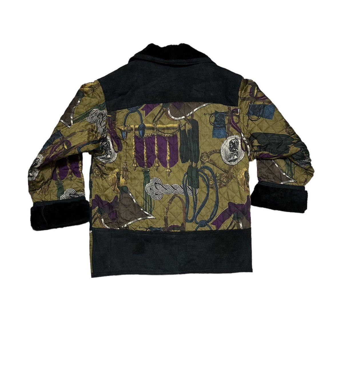 Other Montone Scamosciato Genuine Sheepskin Jacket Rare Design Size US M / EU 48-50 / 2 - 2 Thumbnail