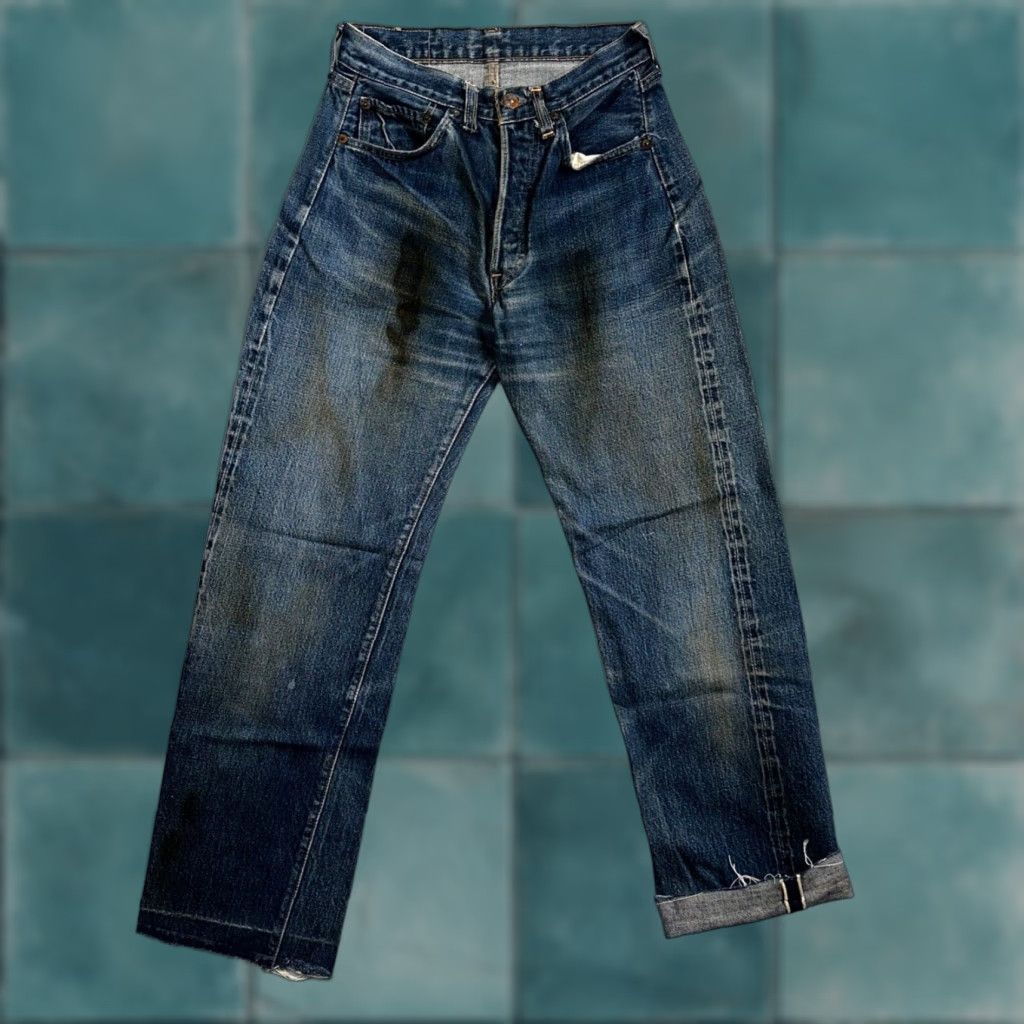 Levi's VINTAGE Levi's 501 XX Jeans Main Selling Point Fashion Levi's 501 Series Denim Jeans 27x30 USA 60s 70s 60s Straight Mens Blue Cotton Button Distressed Size US 27 - 1 Thumbnail