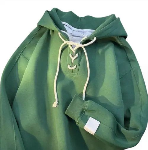 Designer × Japanese Brand Avocado green hooded sweatshirt loose coat hoodie Size US M / EU 48-50 / 2 - 4 Thumbnail