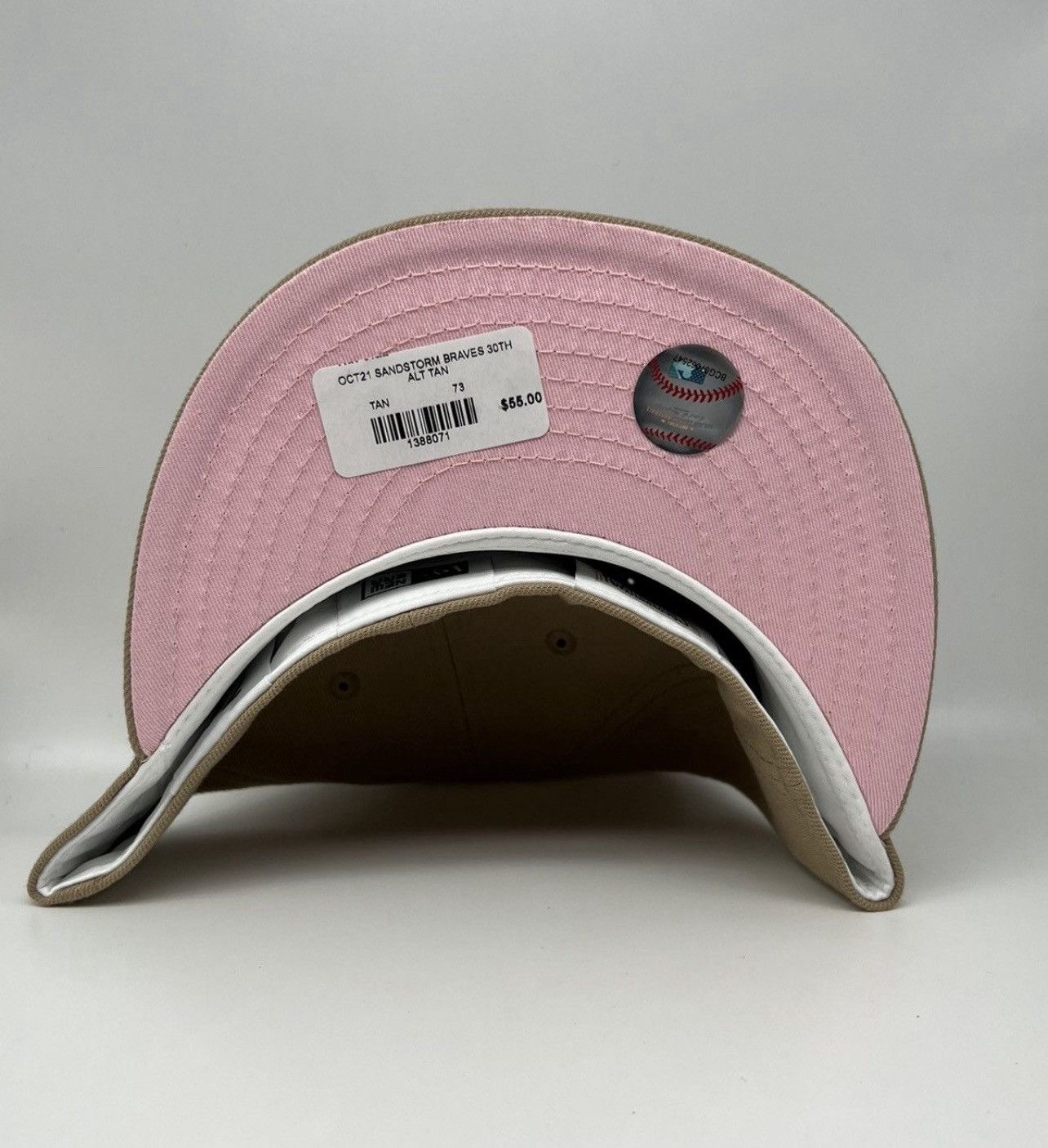 Hat Club Hat Club Sandstorm Atlanta Braves 30th Season Pink UV 7 1/2 Size ONE SIZE - 4 Thumbnail