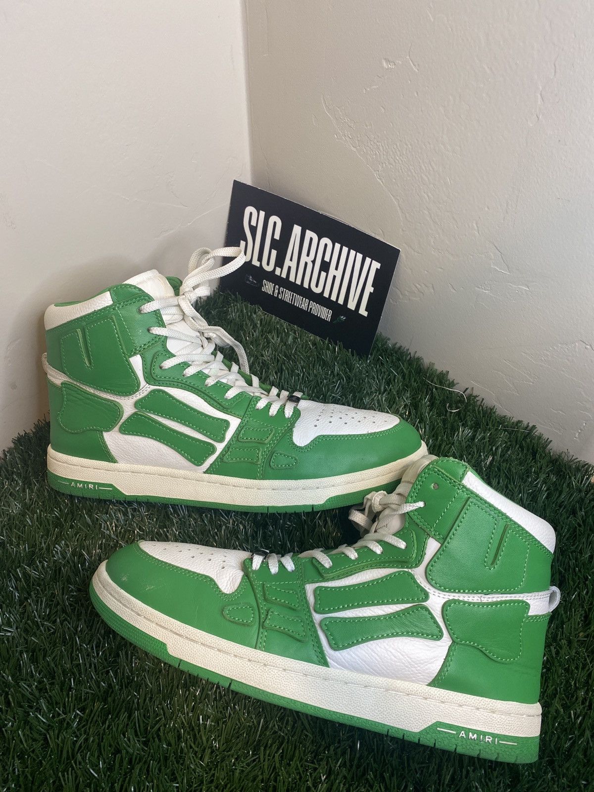 Amiri Men's Skel-Top High “Green” Size US 10 / EU 43 - 20 Thumbnail