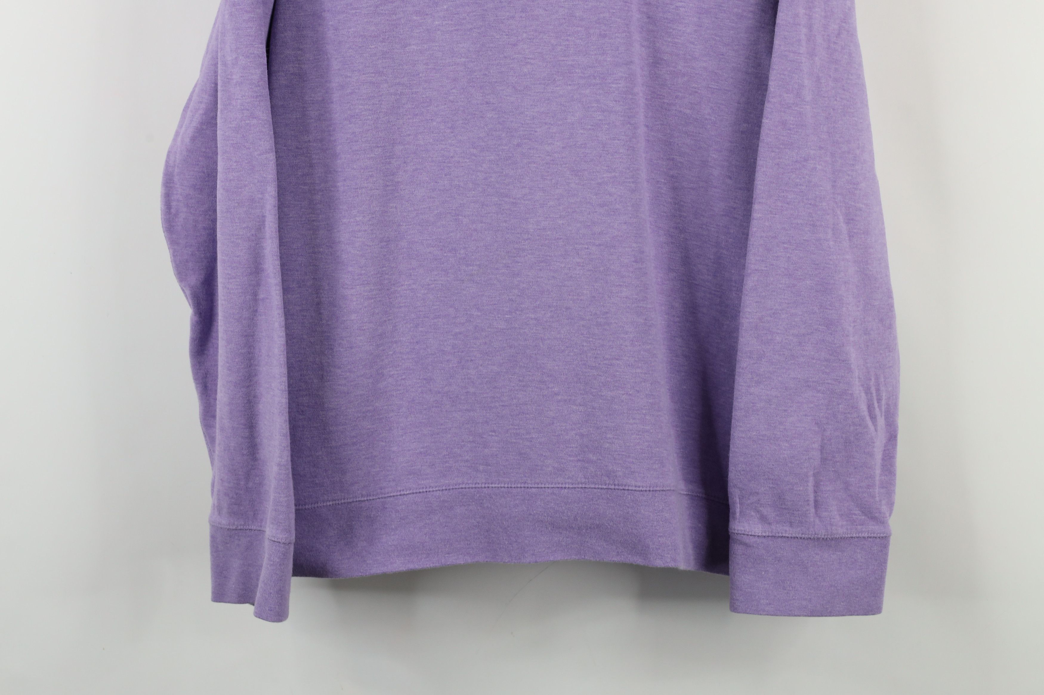 Polo Ralph Lauren Ralph Lauren Cotton Knit Half Zip Pullover Sweater Purple Size US L / EU 52-54 / 3 - 3 Thumbnail