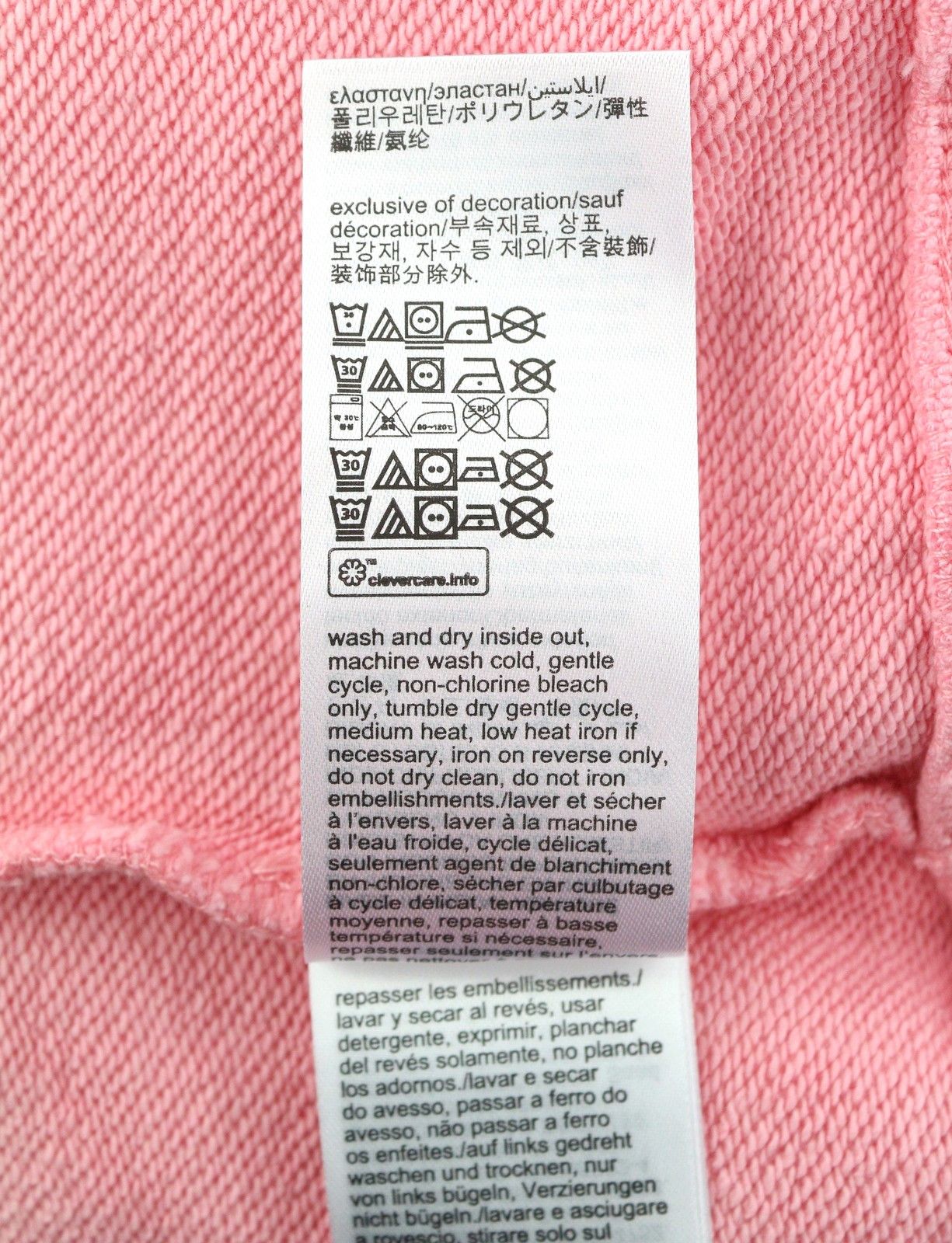 Tommy Hilfiger L Pink Crew Logo Sweatshirt 87393 Size US L / EU 52-54 / 3 - 8 Thumbnail