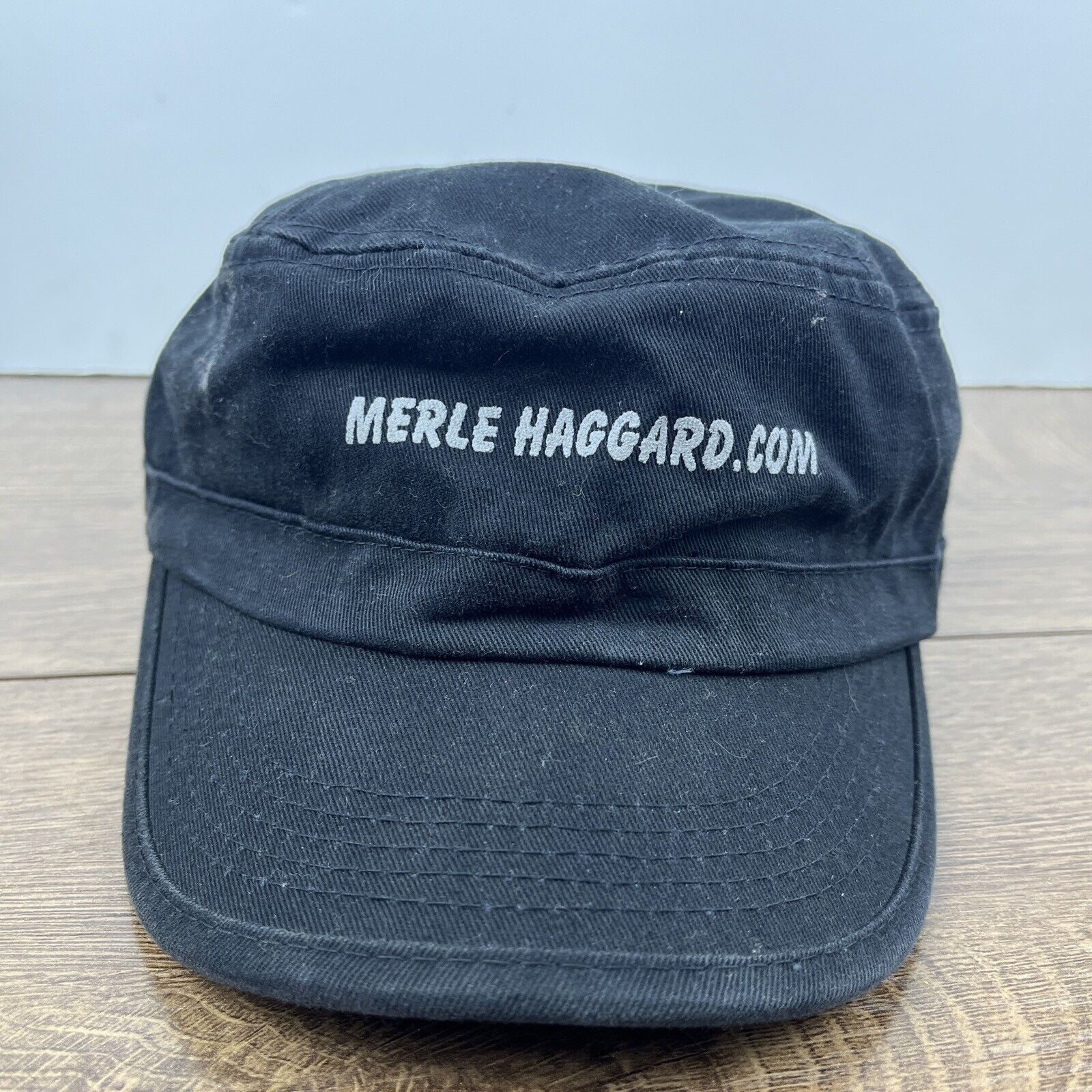 Other Merle Haggard Hat Black Hat Adjustable Adult Size Hat Black Size ONE SIZE - 1 Thumbnail