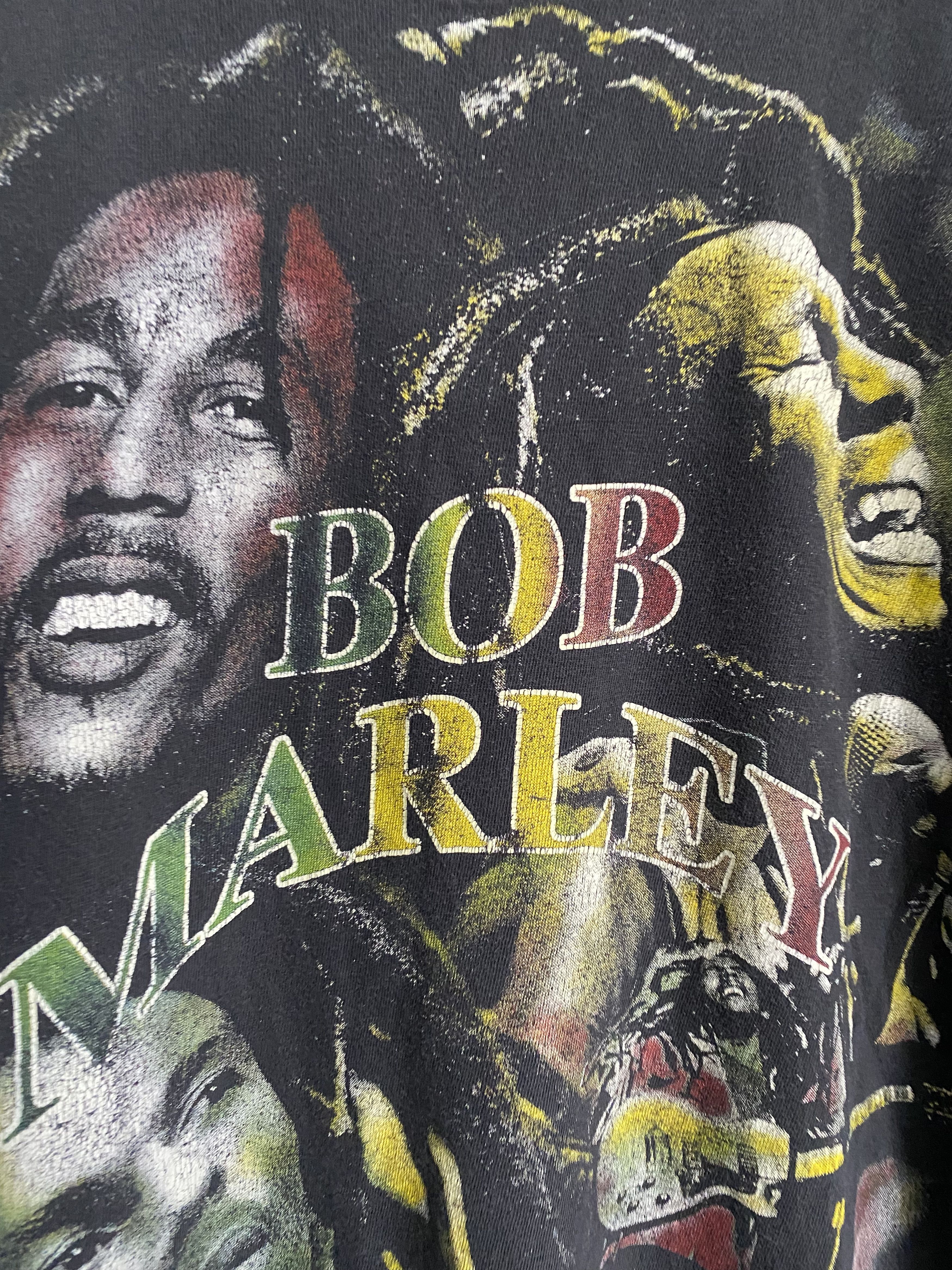 Band Tees × Bob Marley × Vintage Vintage 2001 Bob Marley Reggae music t-shirt Size US M / EU 48-50 / 2 - 2 Thumbnail