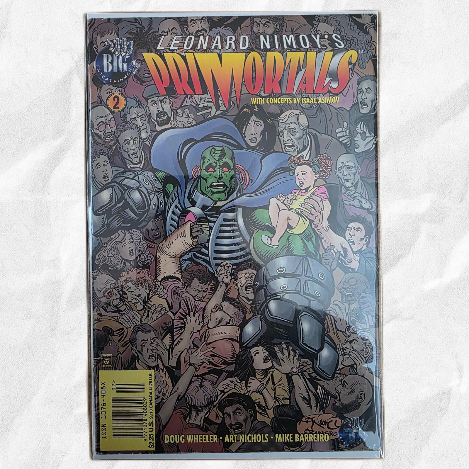 Other Leonard Nimoy’s Primortals Vol 2 #2 1996 Sci‑Fi Comic (C) Size ONE SIZE - 4 Thumbnail