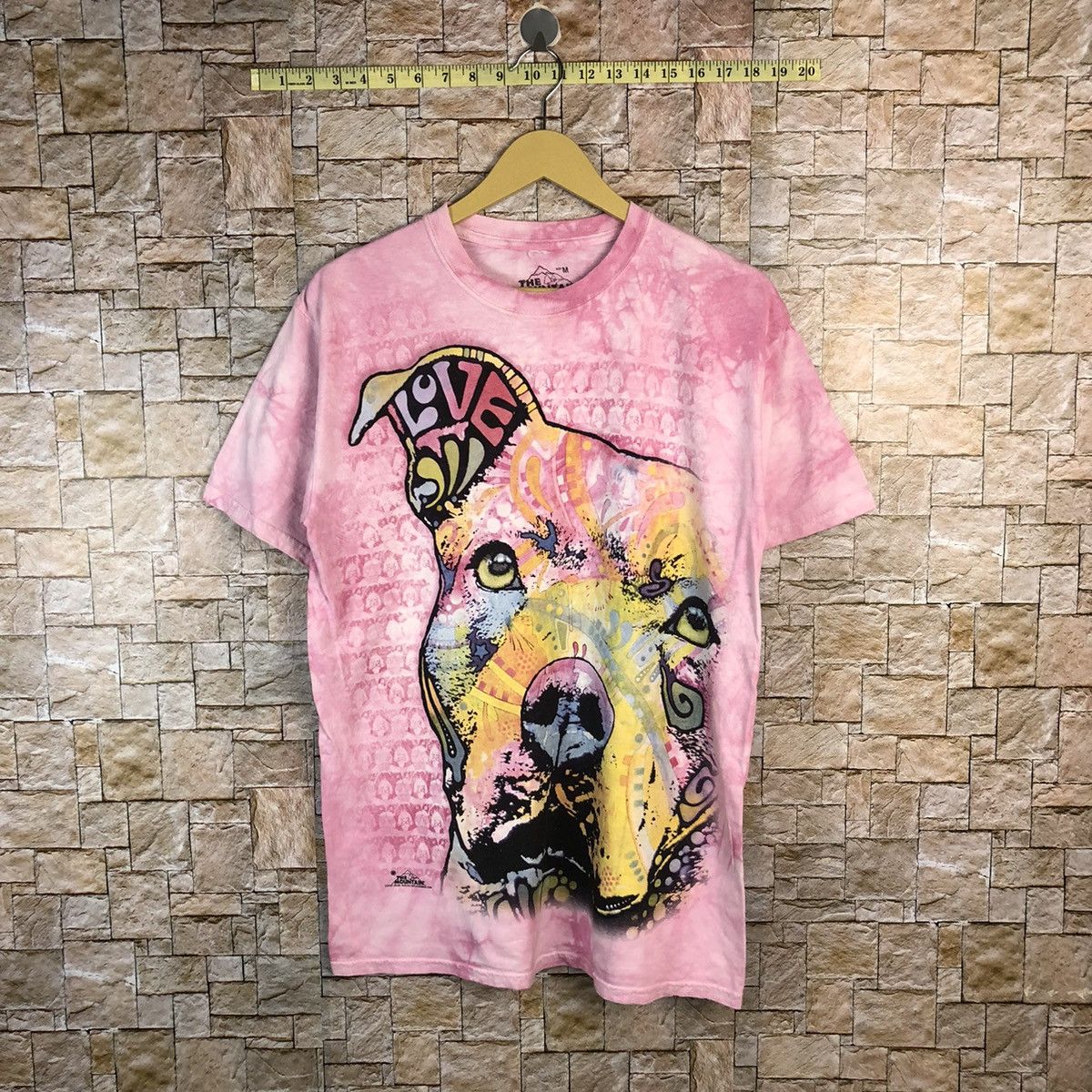 The Mountain The Mountain big bulldog Pink T-shirt #A547 Size US M / EU 48-50 / 2 - 1 Thumbnail