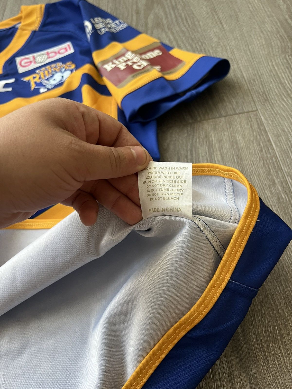 Other ISC Leeds Rhinos Rugby Jersey Blokecore Vintage Size US S / EU 44-46 / 1 - 14 Thumbnail