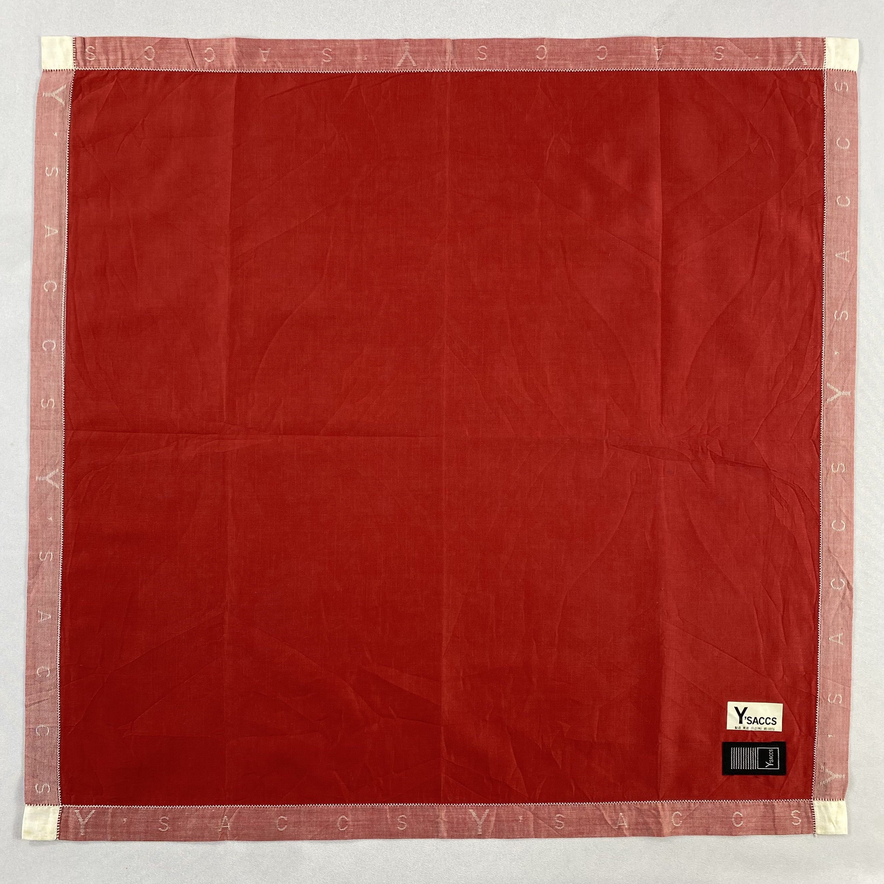 Vintage × Yohji Yamamoto NWT Saccsny Ysaccs Handkerchief / Neckerchief-P1770 Size ONE SIZE - 1 Thumbnail