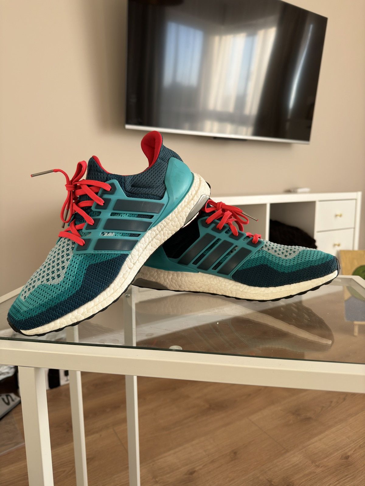 Adidas × Vintage adidas Ultra Boost 2.0 Mineral Green 2015 Size US 11.5 / EU 44-45 - 7 Thumbnail