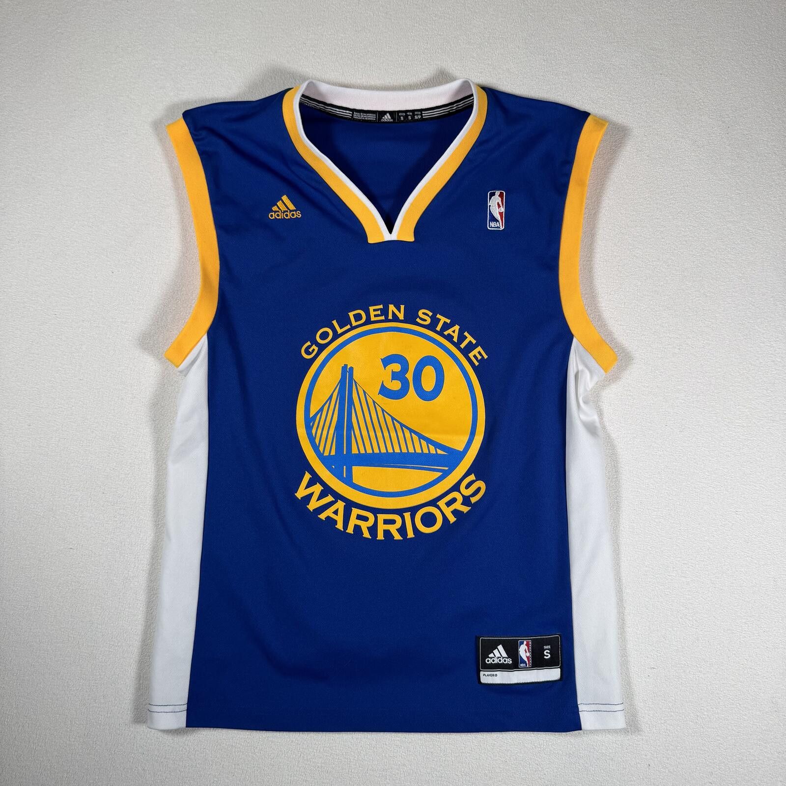 Adidas Golden State Warriors Steph Curry Adidas NBA Jersey Size US S / EU 44-46 / 1 - 1 Thumbnail
