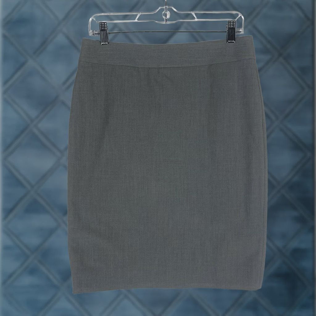 J.Crew J.CREW Mercantile Classic Work Pencil Skirt Size 4 Womens Solid Gray Business Size 27" / US 4 / IT 40 - 1 Thumbnail