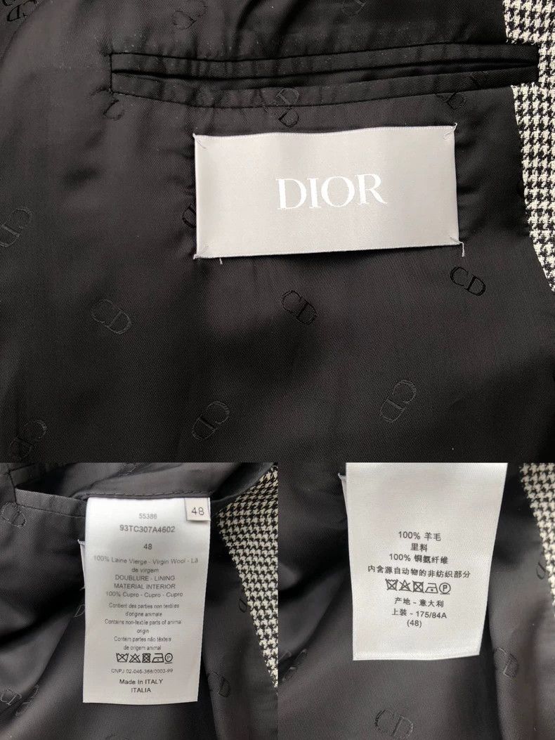 Dior Dior Qianniao metal check buckle coat 2501-Nextarrow Size US M / EU 48-50 / 2 - 9 Thumbnail