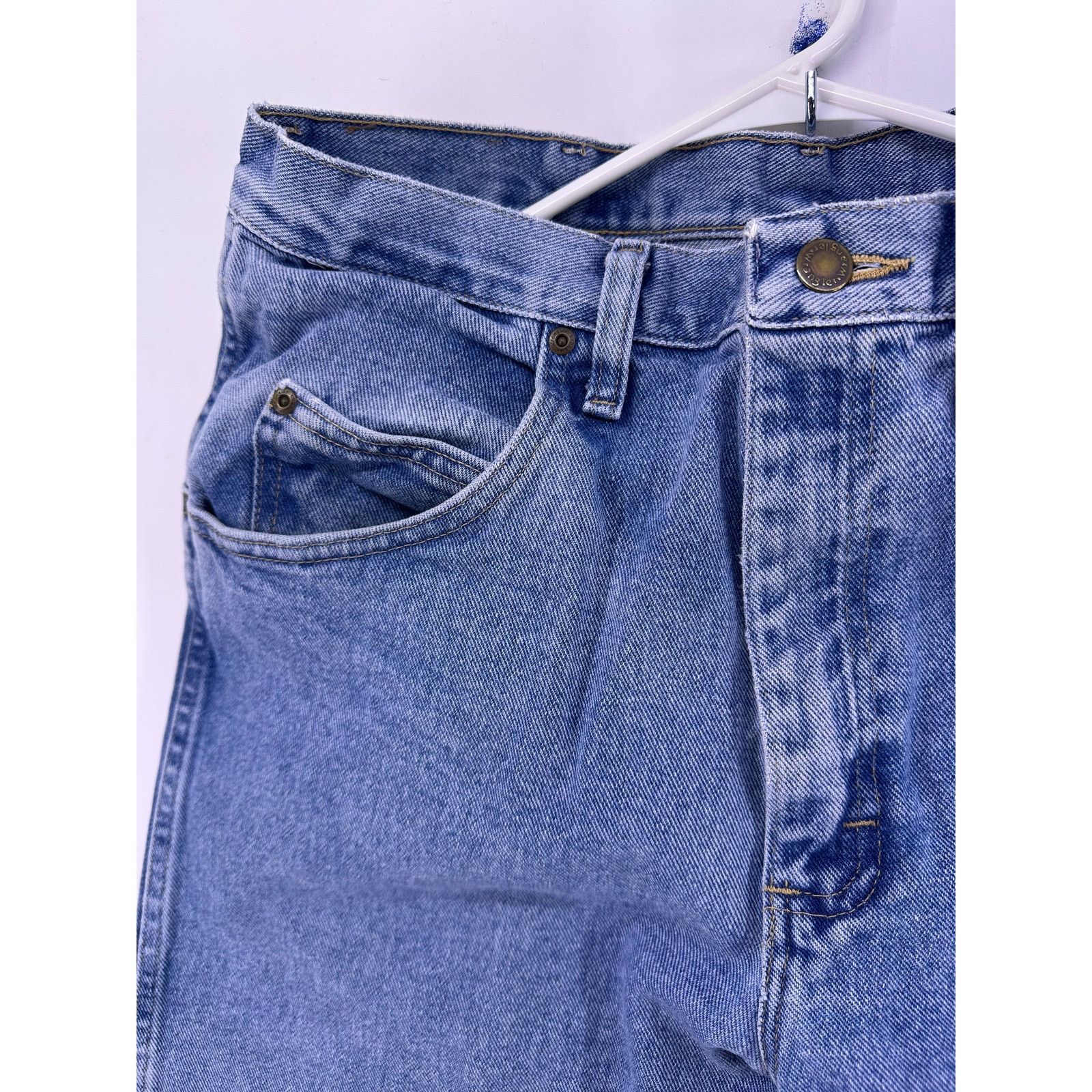 Wrangler Wrangler Blue Jeans Size 34x32 Straight Fit Size US 34 / EU 50 - 5 Thumbnail