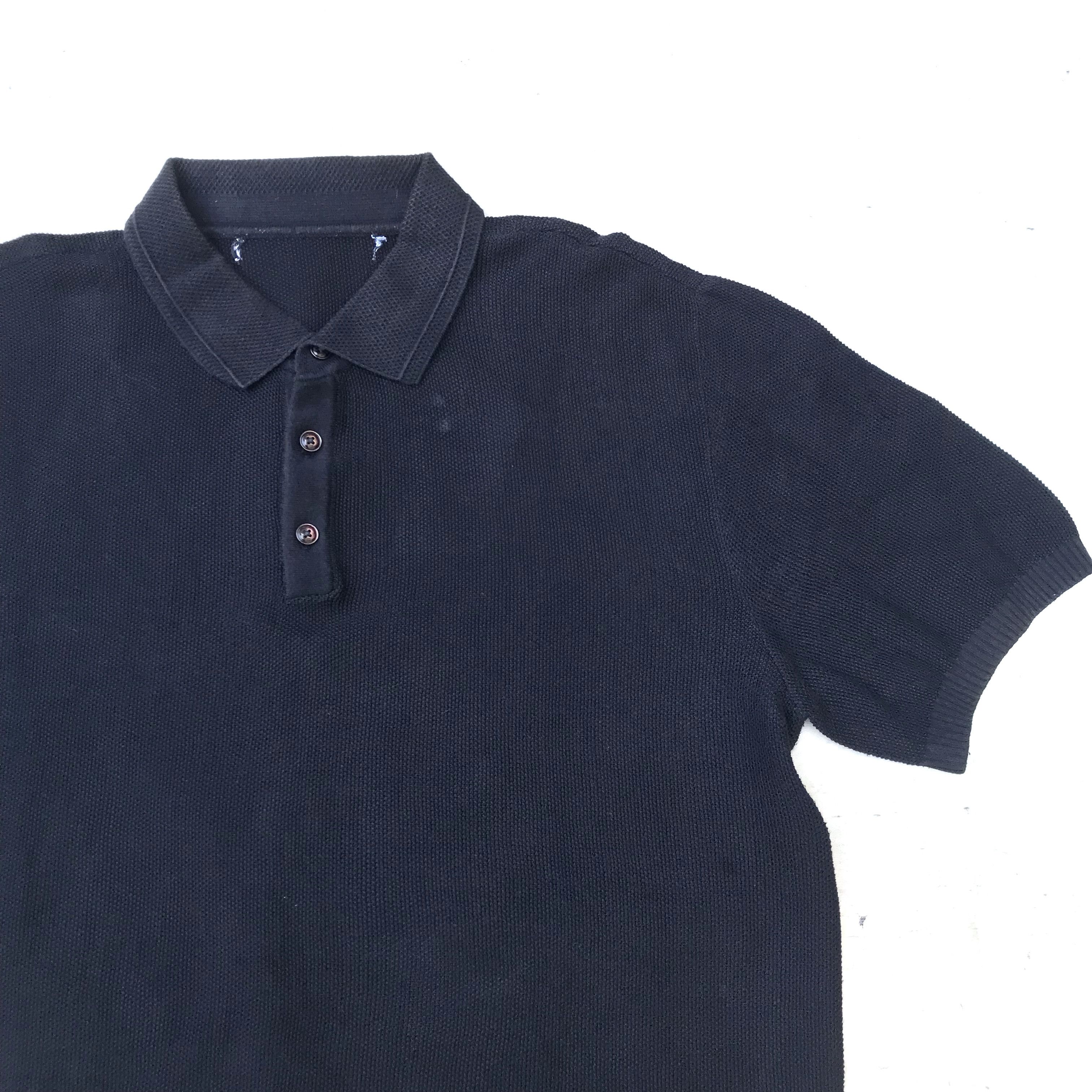 Jean-Michel Basquiat × Vintage Jean Michel Basquiat Jmb Black Polo Knitwear Size US M / EU 48-50 / 2 - 4 Thumbnail
