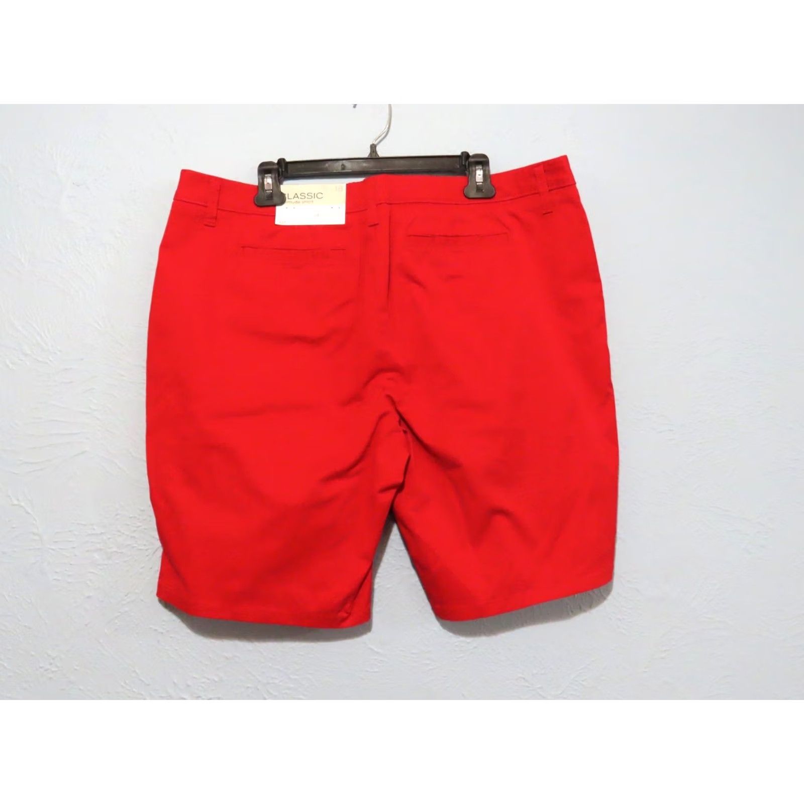 Liz Claiborne Liz Claiborne Bermuda Shorts Red Women's Size 18 NWT Casual Classic 18 Ladies Shorts Size 36" / US 14 / IT 50 - 5 Thumbnail
