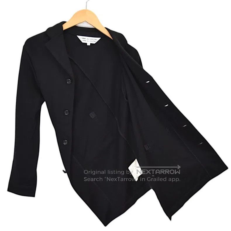 Comme des Garcons Comme des Garcons Black twisted and twisted wool knit jack Size S / US 4 / IT 40 - 3 Thumbnail
