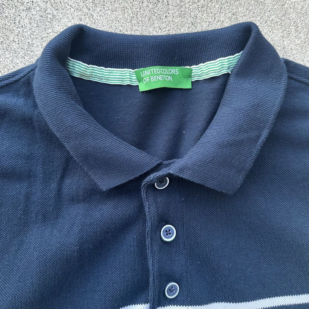 United Colors Of Benetton United Colors Of Benetton Polo Shirt Men Size Medium Striped Size US M / EU 48-50 / 2 - 3 Thumbnail