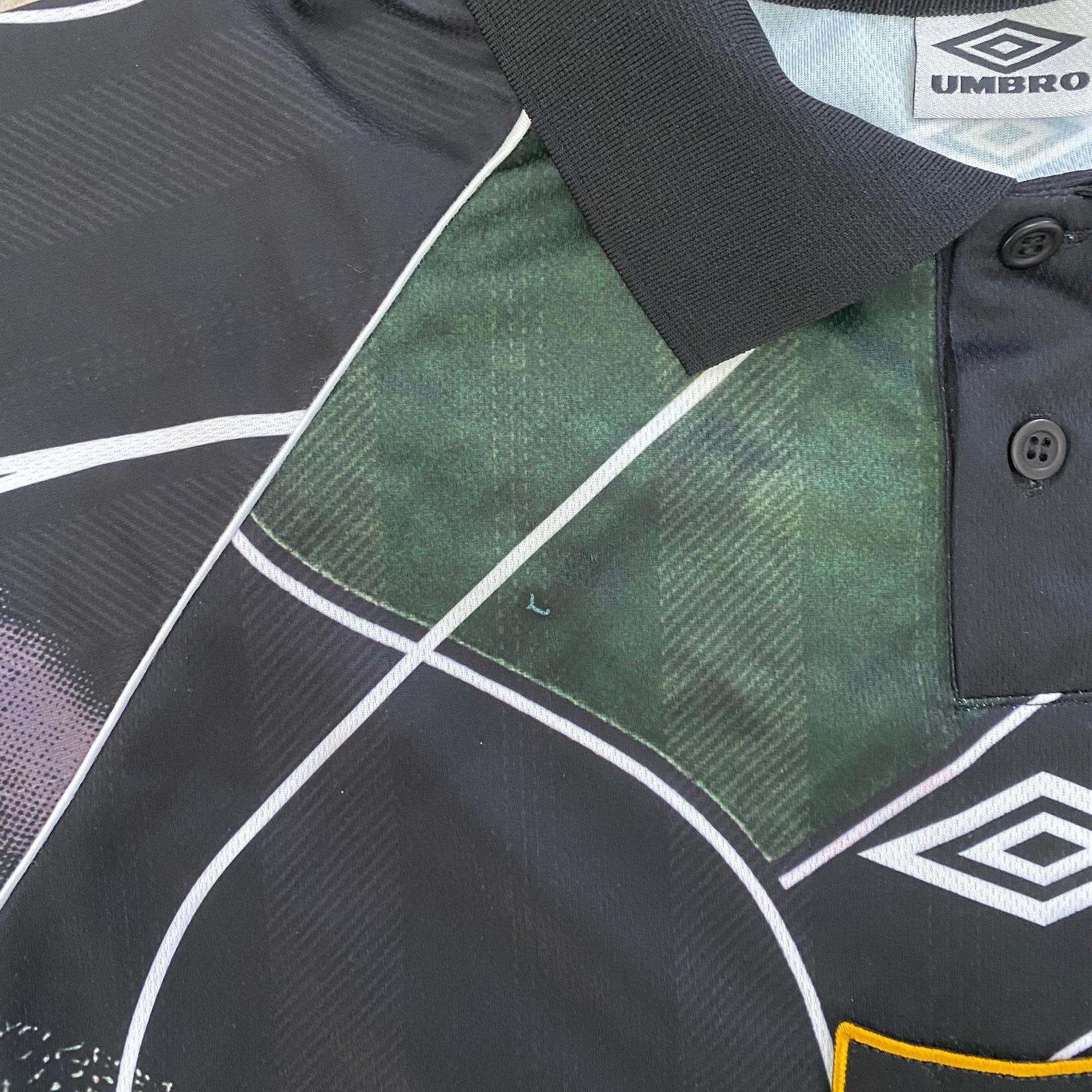 Umbro × Slam Jam Green 95/96 Cult Unity Logo Long Sleeve Polo Size L / US 10 / IT 46 - 7 Thumbnail