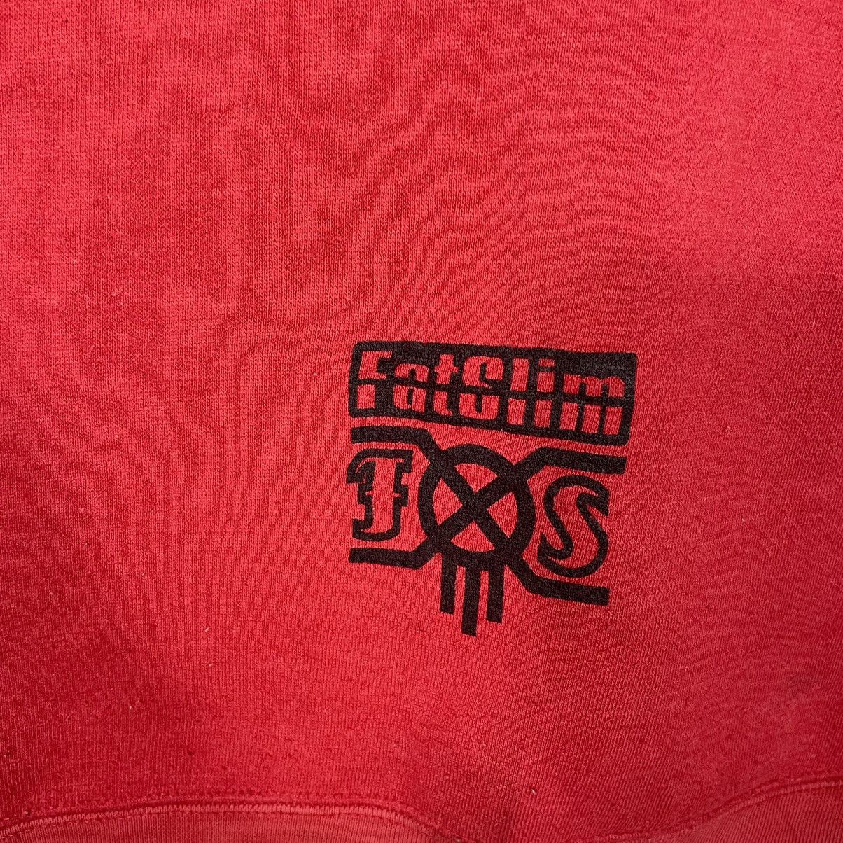 Japanese Brand Bullet Noise Fat Slim Red Hoodie Size US L / EU 52-54 / 3 - 9 Thumbnail