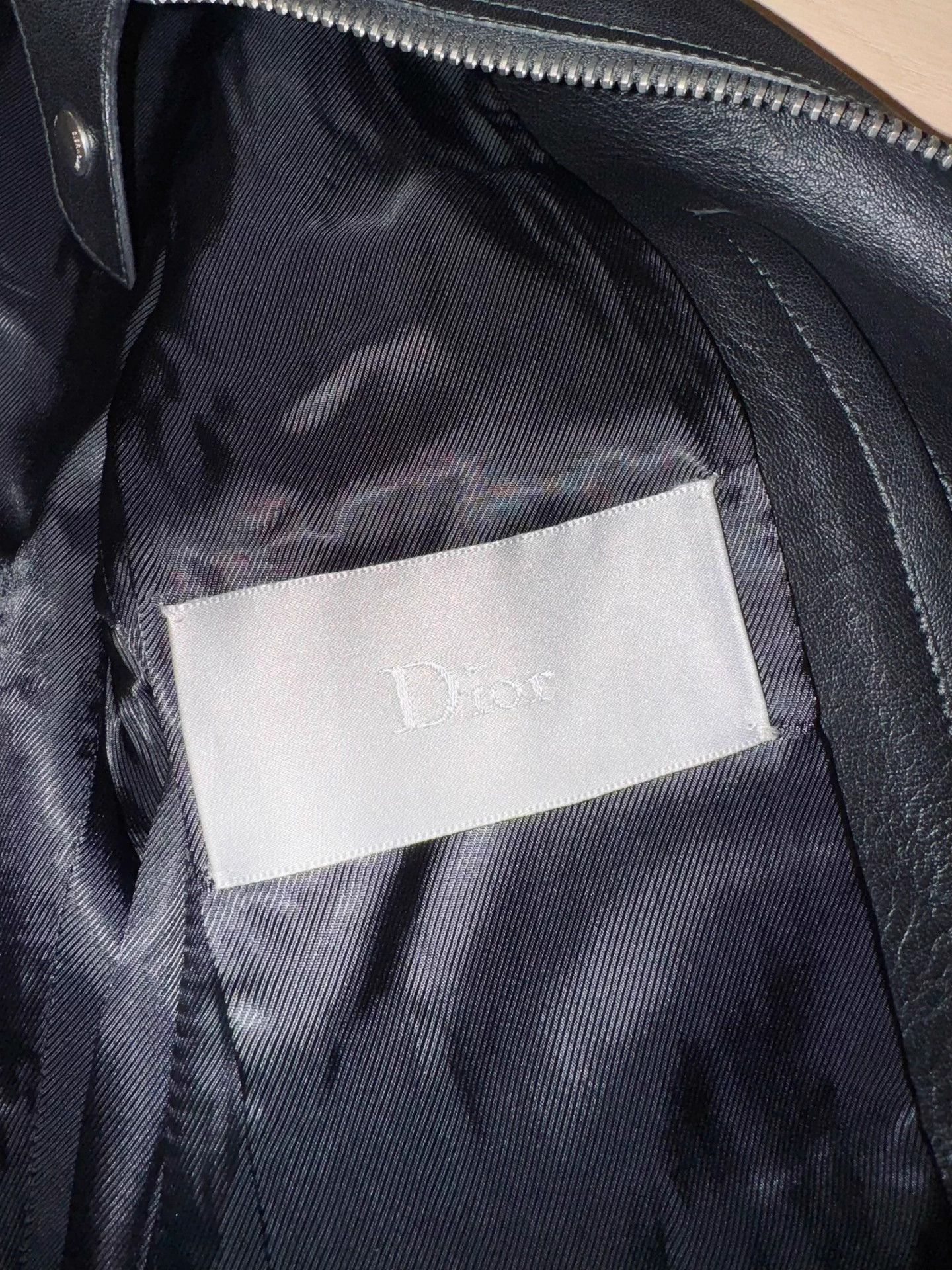 Dior Diorhomme 18FW Sheepskin Leather Bee Emblem Jacket 48 Size US M / EU 48-50 / 2 - 5 Thumbnail