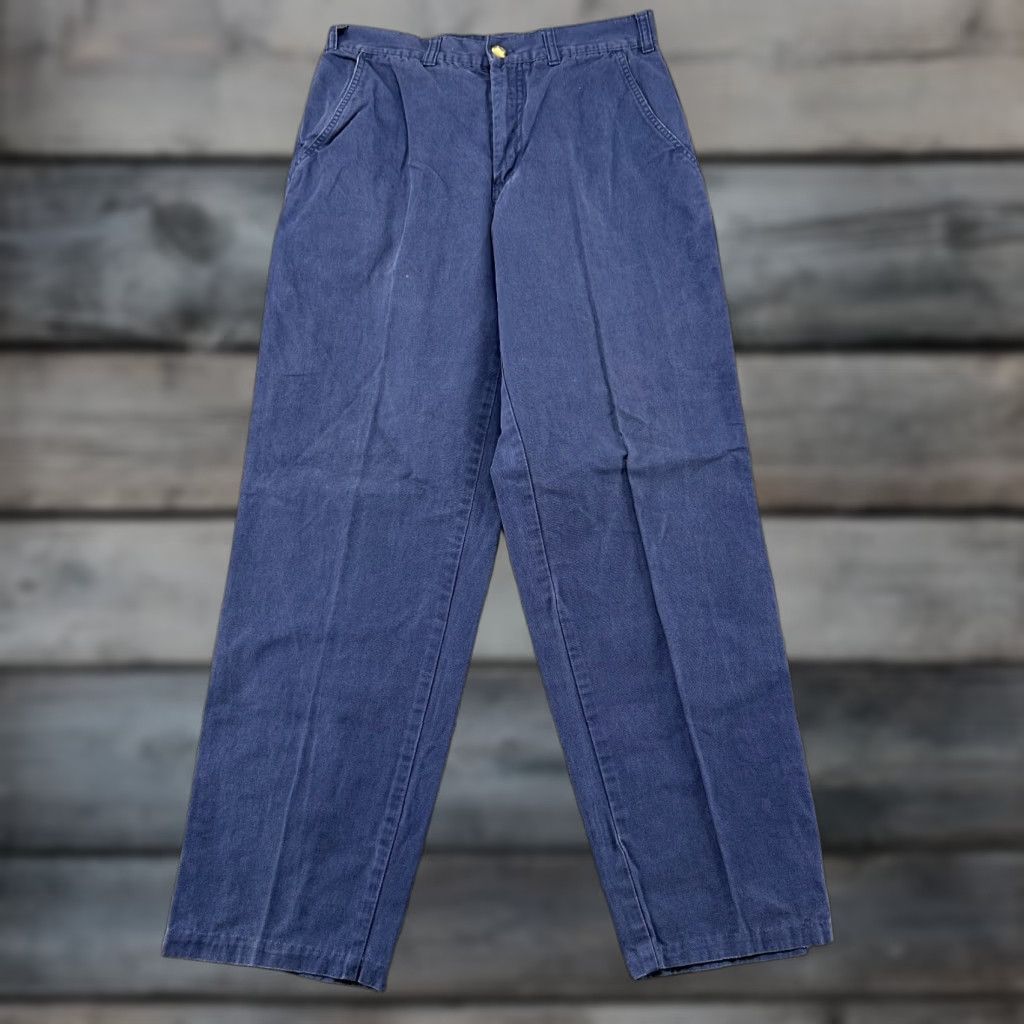 Patagonia VINTAGE Patagonia Pants Men 30x30 Blue Navy Dark Wash Denim Jeans 90s Patag onia 5-Pocket Mens Size US 30 / EU 46 - 1 Thumbnail