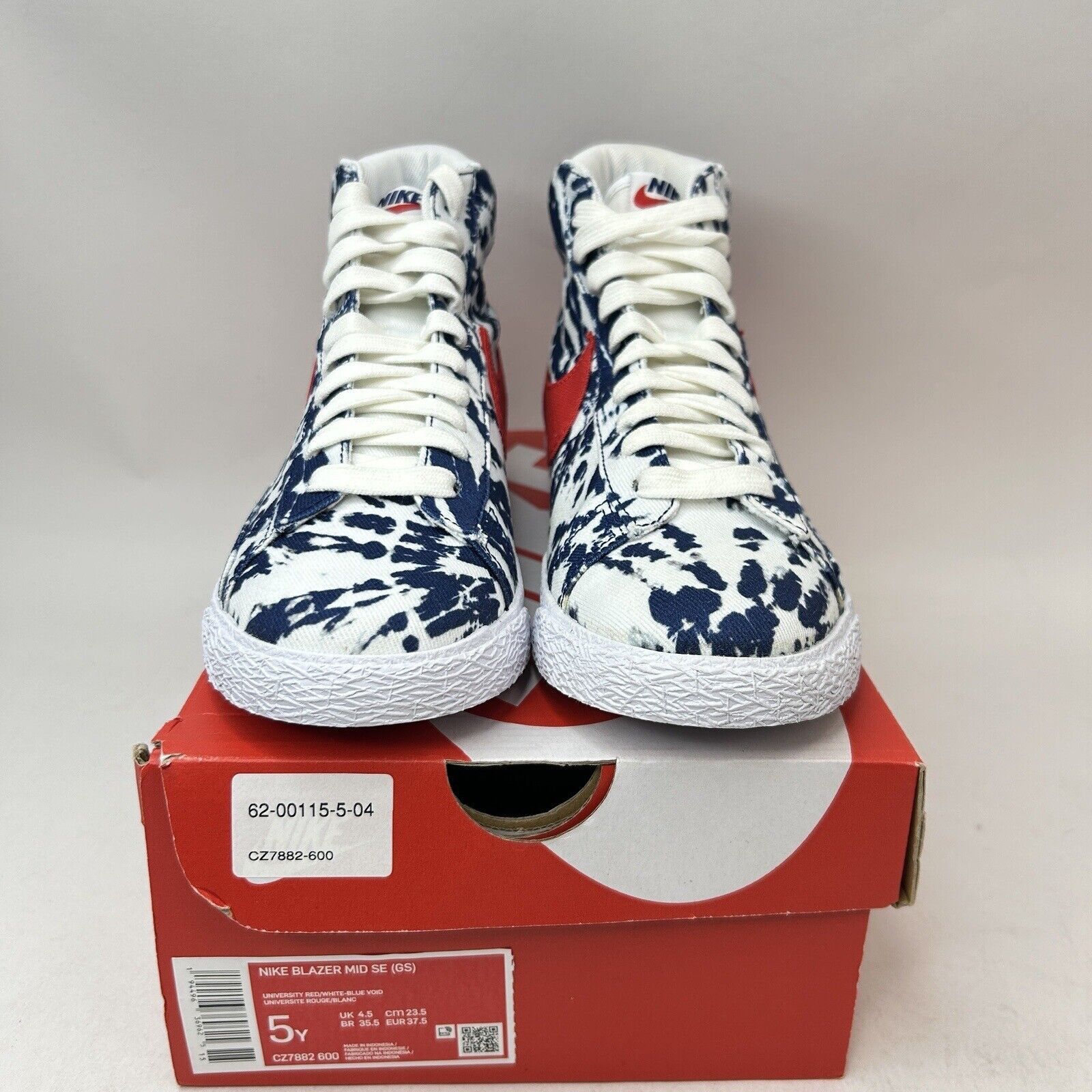 Nike Nike Shoes Blazer Mid SE Tie-Dye “White Blue Red” 2024 Size US 6.5 / IT 36.5 - 2 Thumbnail