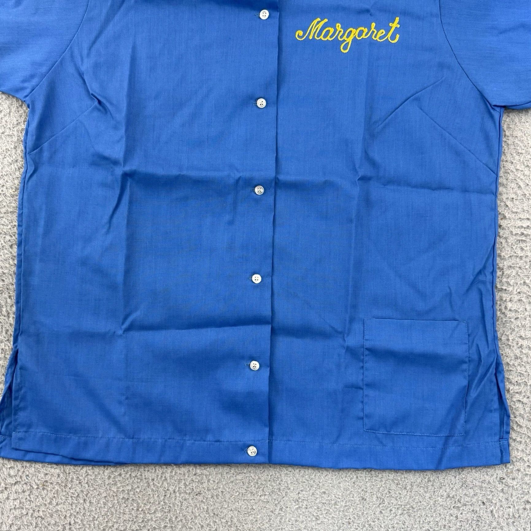 Vintage VINTAGE Hilton Bowling Shirt Adult Medium Blue 60s Short Sleeve USA Theme 60s Sports Mens Size US M / EU 48-50 / 2 - 3 Thumbnail