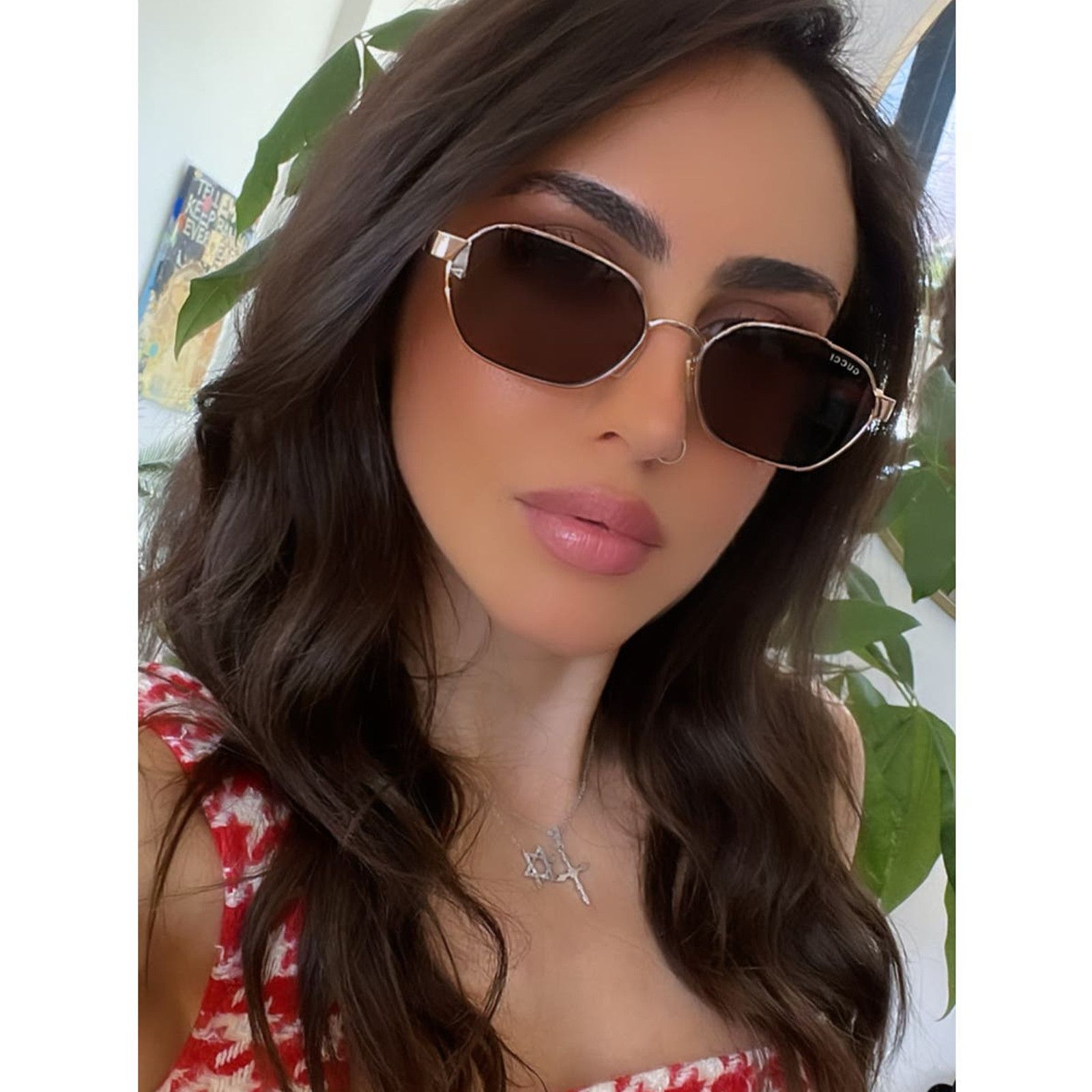 美品　90s GUCCI ヴィンテージ サングラス ローズピンク Gucci NEW Gucci GG1593S Rose Gold Violet Metal Sunglasses