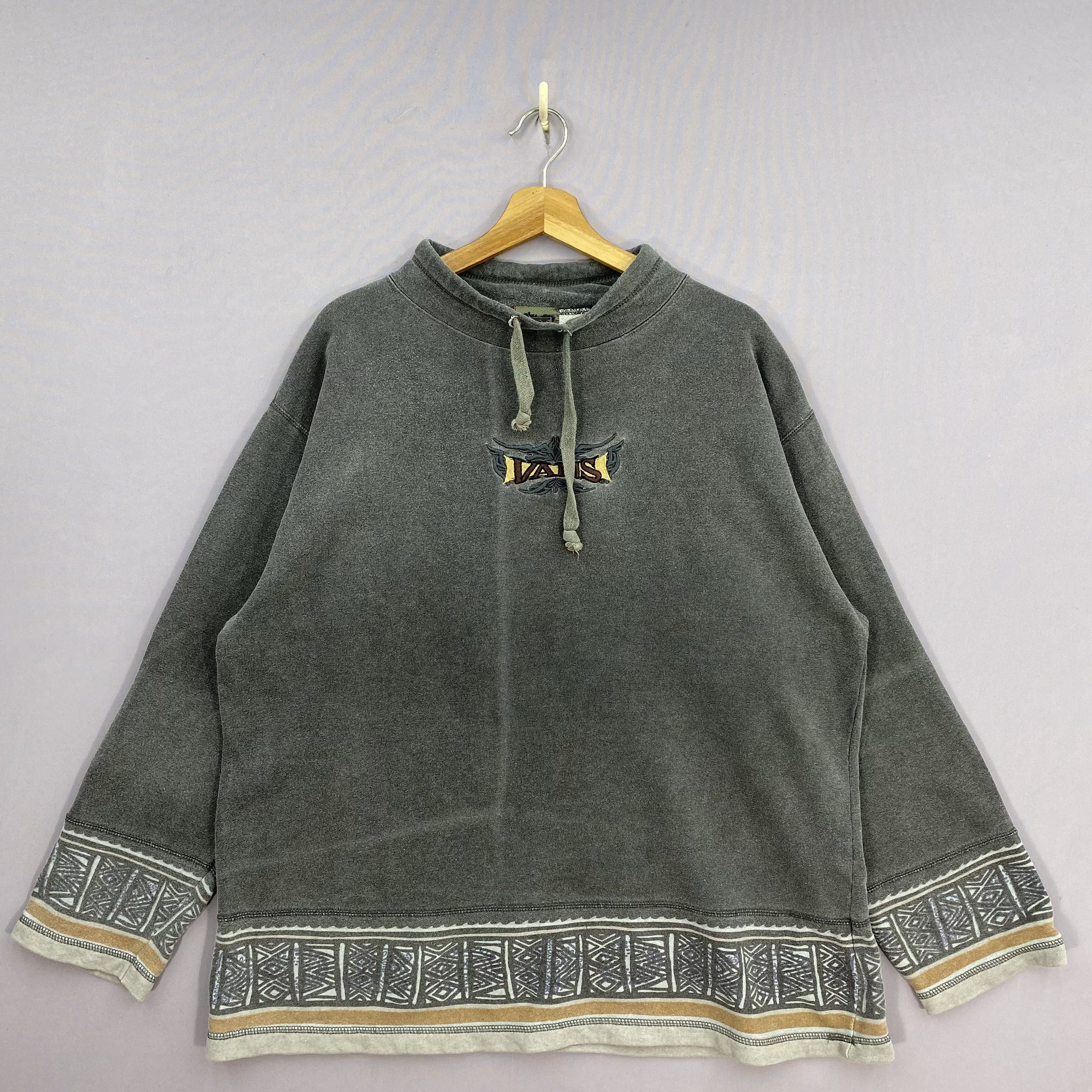 Vans Vintage Y2K Faded Vans Off The Wall Sweatshirt Tribal Skate Size US XL / EU 56 / 4 - 2 Thumbnail