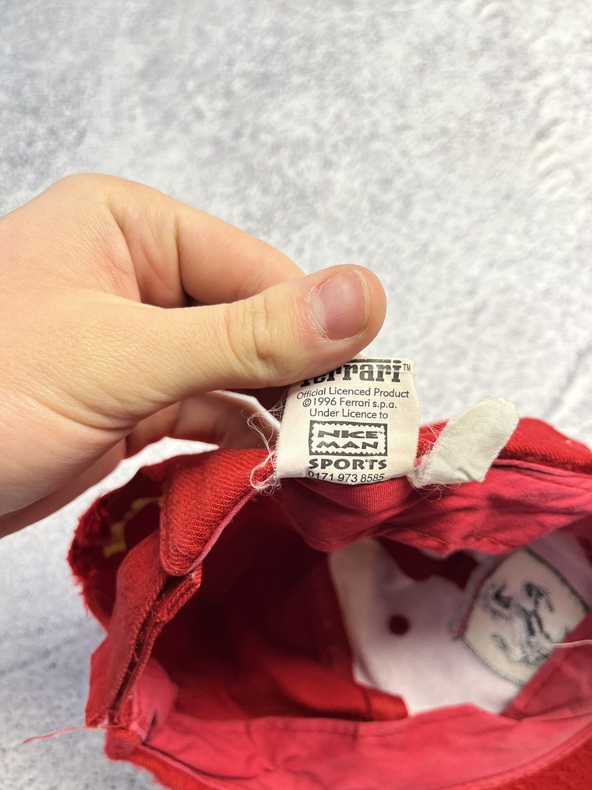Ferrari Vintage Ferrari Racing Cap 1996s Y2K Size ONE SIZE - 12 Thumbnail