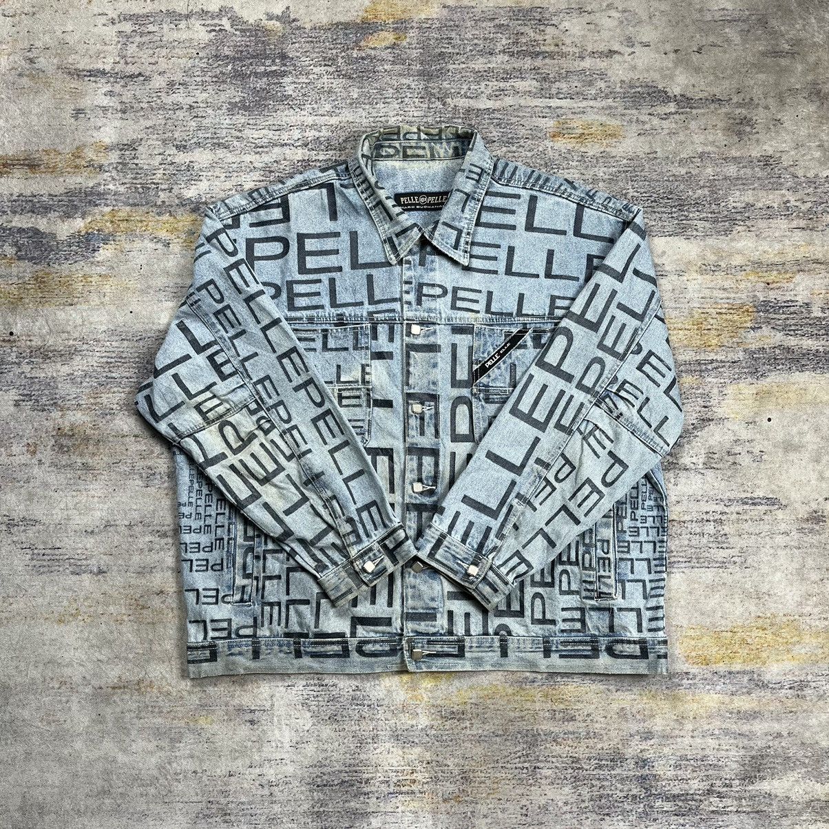 Pelle Pelle Vintage 90s Pelle Pelle Marc Buchanan overprint denim jacket Size US XL / EU 56 / 4 - 3 Thumbnail