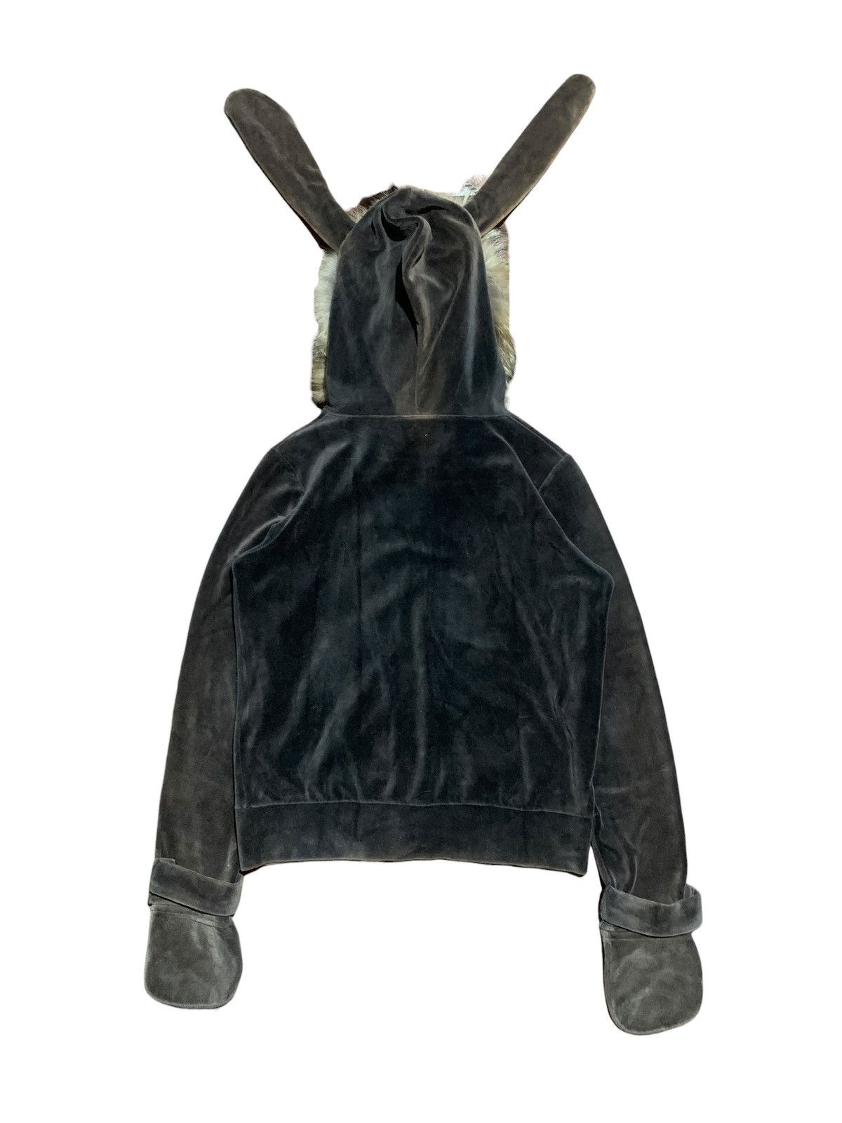 Japanese Brand × Vintage japanese brand rabbit ears velvet fur hoodie ifsixwasnine Size US S / EU 44-46 / 1 - 5 Thumbnail