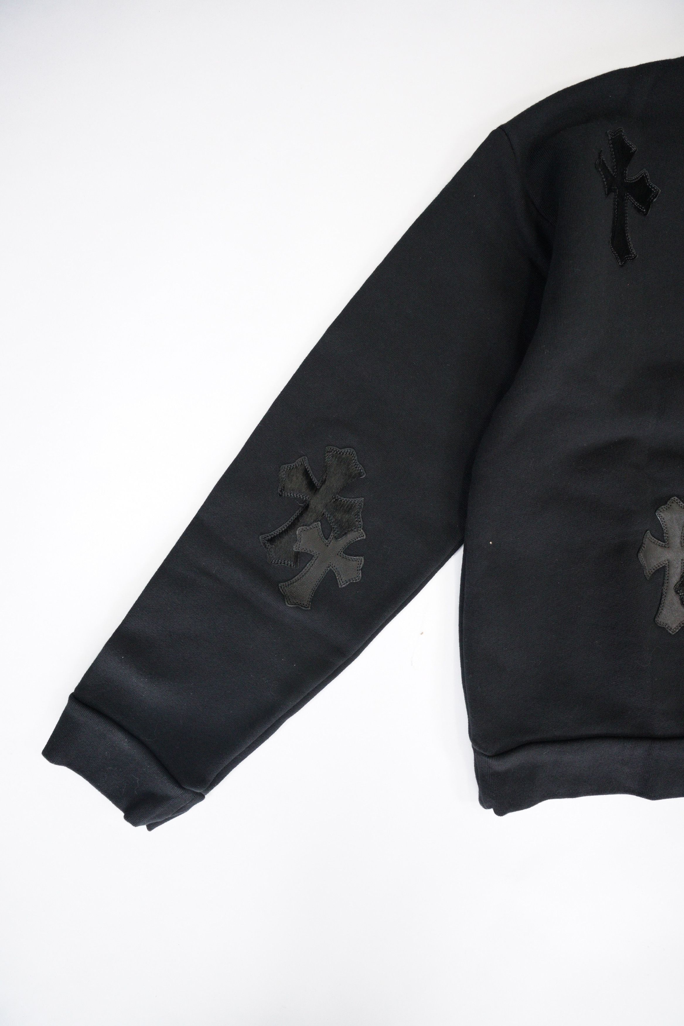 Chrome Hearts Chrome Hearts Pony Hair Patent Leather Cross Sweatshirt Size US M / EU 48-50 / 2 - 7 Thumbnail