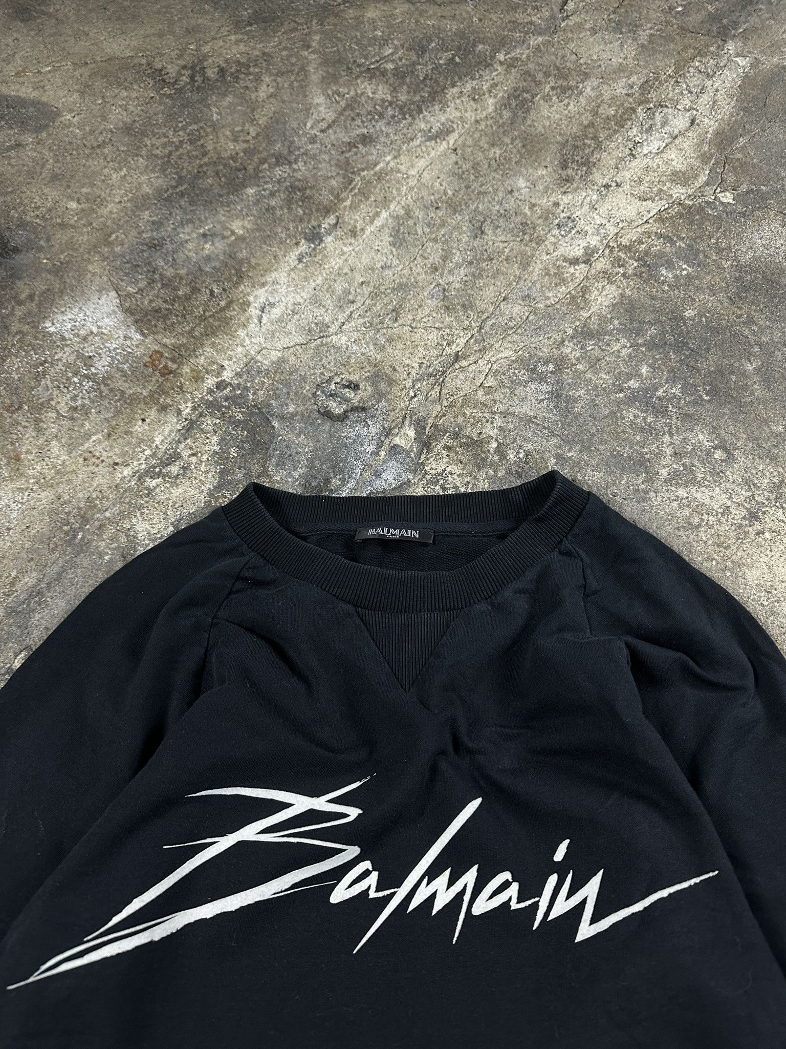 Balmain Balmain Paris Spellout Logo Crewneck Size US M / EU 48-50 / 2 - 2 Thumbnail