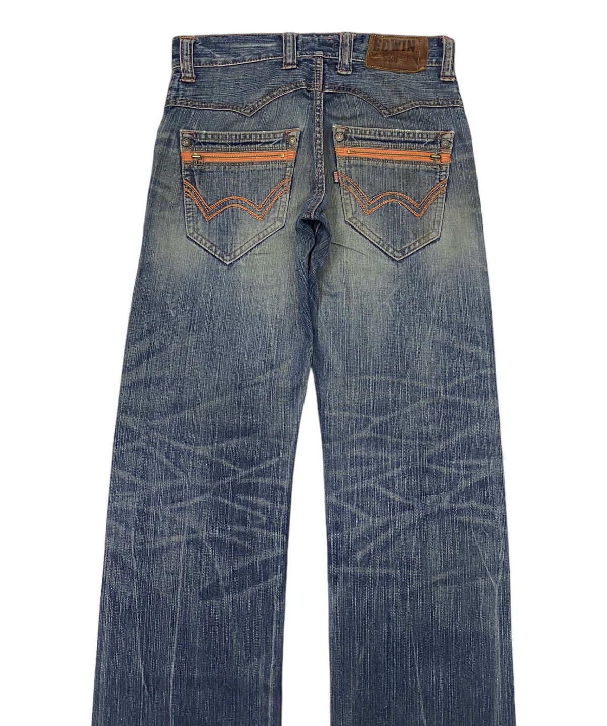Kapital 🔥RARE EDWIN EXCLUSIVE VINTAGE DISTRESS DENIM JEANS Size US 32 / EU 48 - 6 Thumbnail