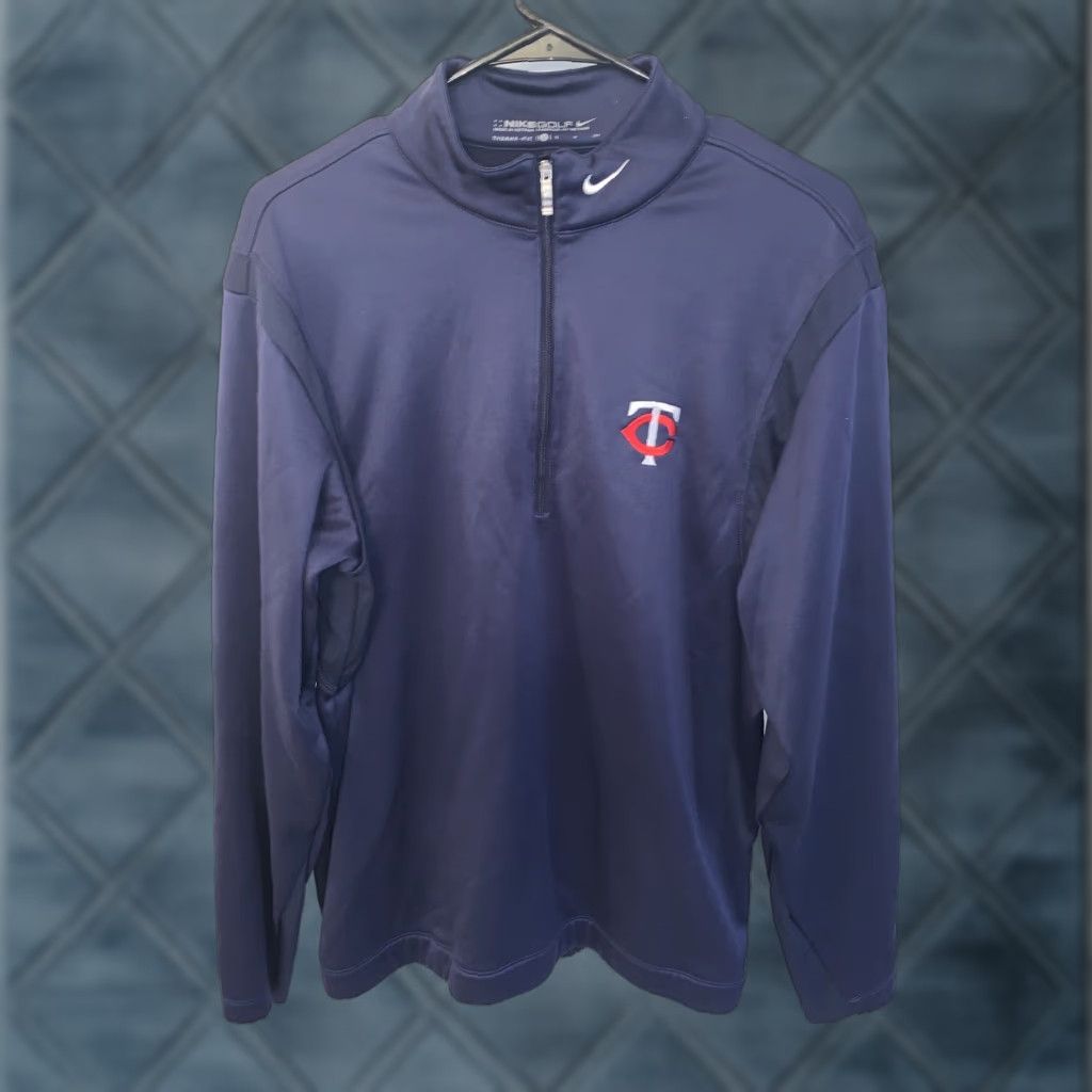 Nike Nike Golf Therma Fit Blue Long Sleeve Mens Small 1/4 Zip Pullover Athletic Shirt Casual Sportswear Size US S / EU 44-46 / 1 - 1 Thumbnail
