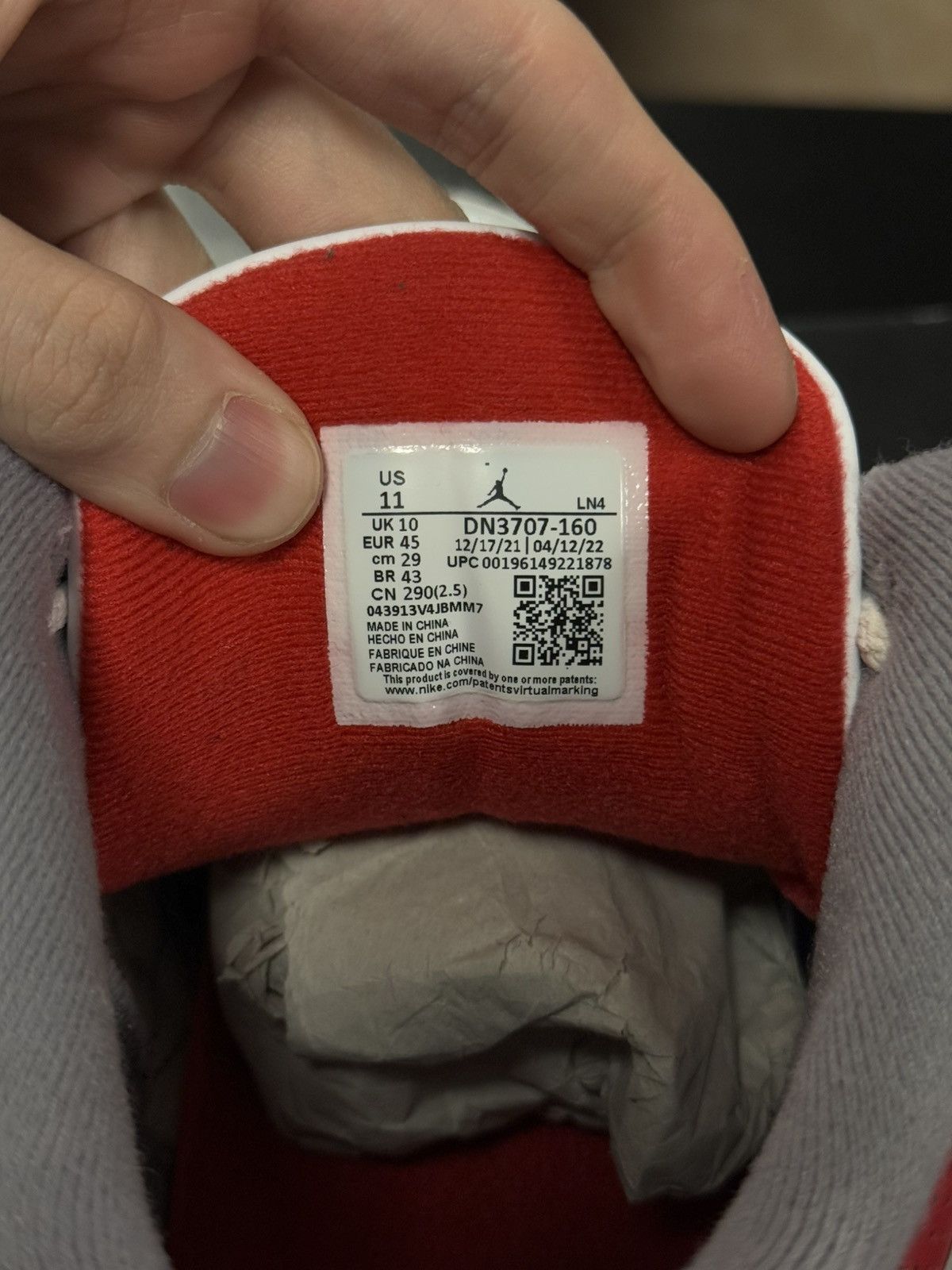 Jordan Brand × Nike Jordan 3 Fire Red Size 11 (DN3707-160) 🧼 W/ BOX Size US 11 / EU 44 - 14 Thumbnail