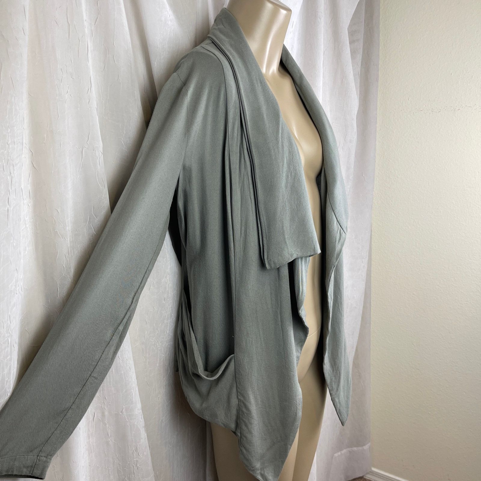 Forever 21 Forever 21 Gray Slouchy Waterfall Duster Jacket Cozy Small Size S / US 4 / IT 40 - 5 Thumbnail