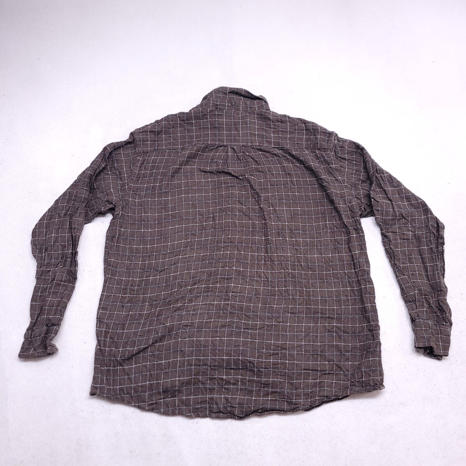Croft & Barrow Croft & Barrow Windowpane Flannel Shirt Mens Size XL Brown Size US XL / EU 56 / 4 - 10 Thumbnail