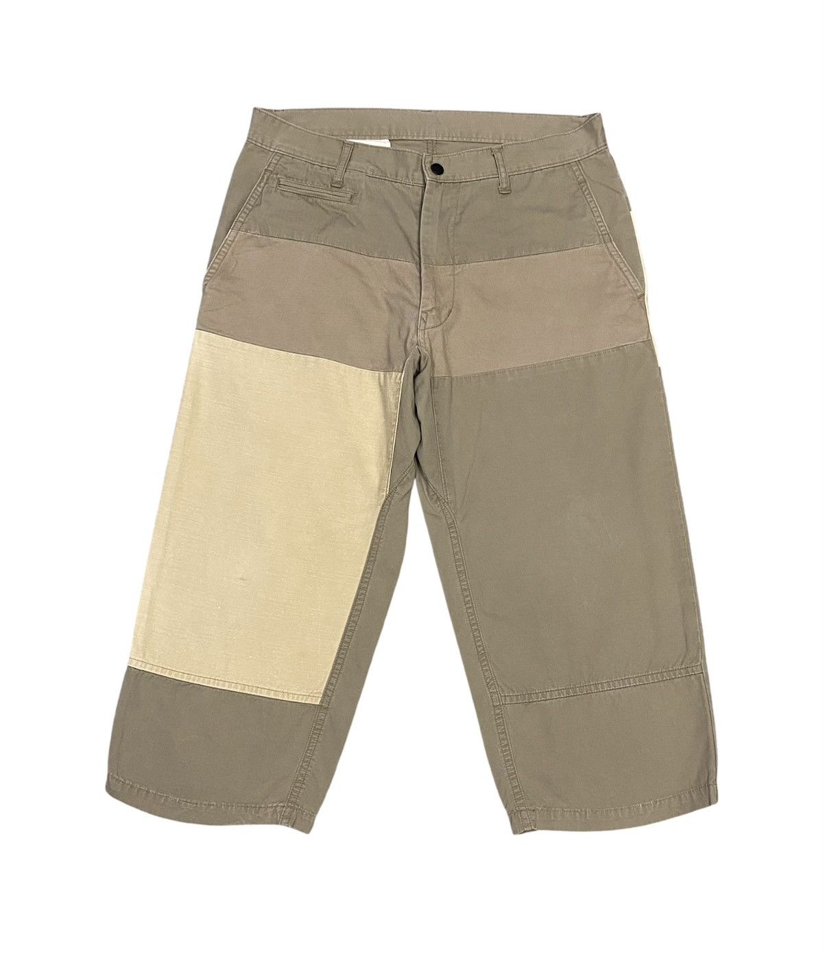 Mountain Research Mountain Research 535 Patchwork Cropped Pants Size US 30 / EU 46 - 1 Thumbnail