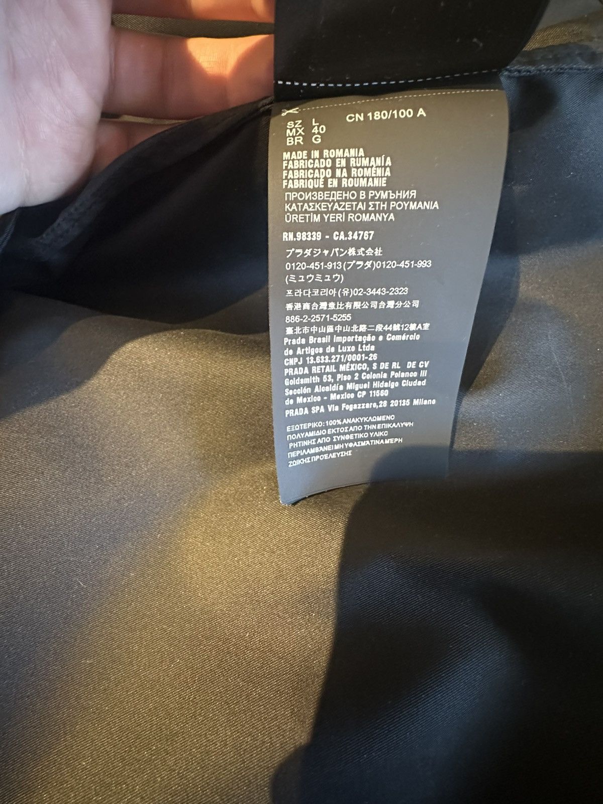 Prada Nylon shirt Size US L / EU 52-54 / 3 - 10 Thumbnail