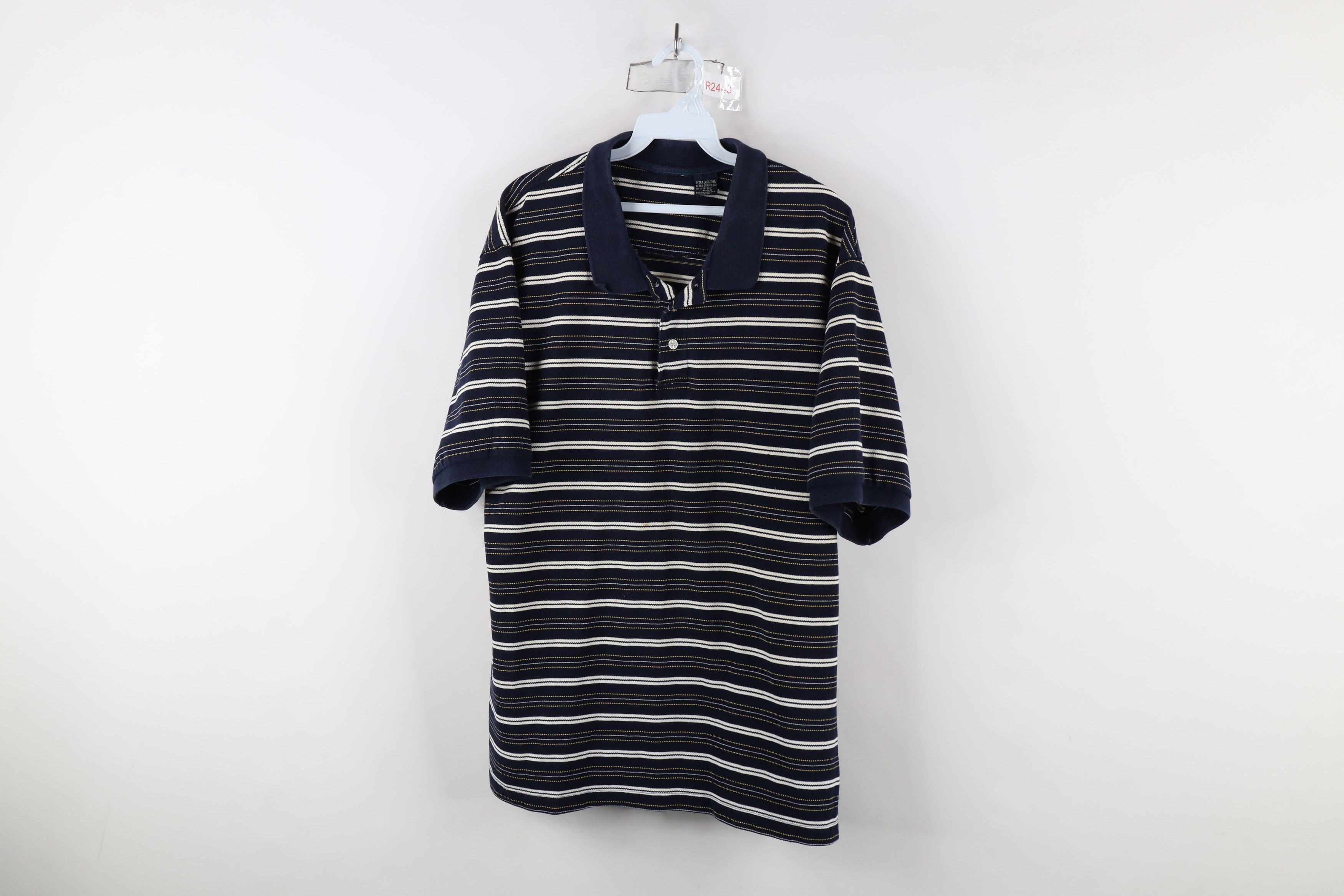 Vintage Vintage 90s Streetwear Knit Collared Polo Shirt Cotton Size US XL / EU 56 / 4 - 1 Thumbnail