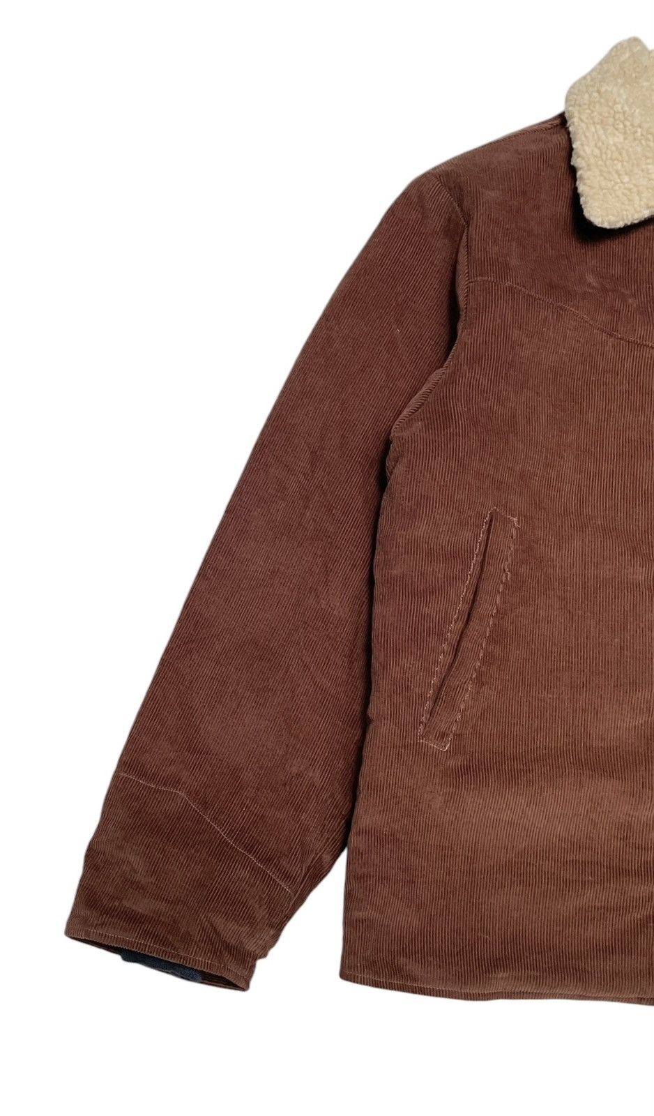 Sugar Cane Rare Design Vintage Sugar Cane Fur Corduroy Jacket 1990s Size US S / EU 44-46 / 1 - 5 Thumbnail
