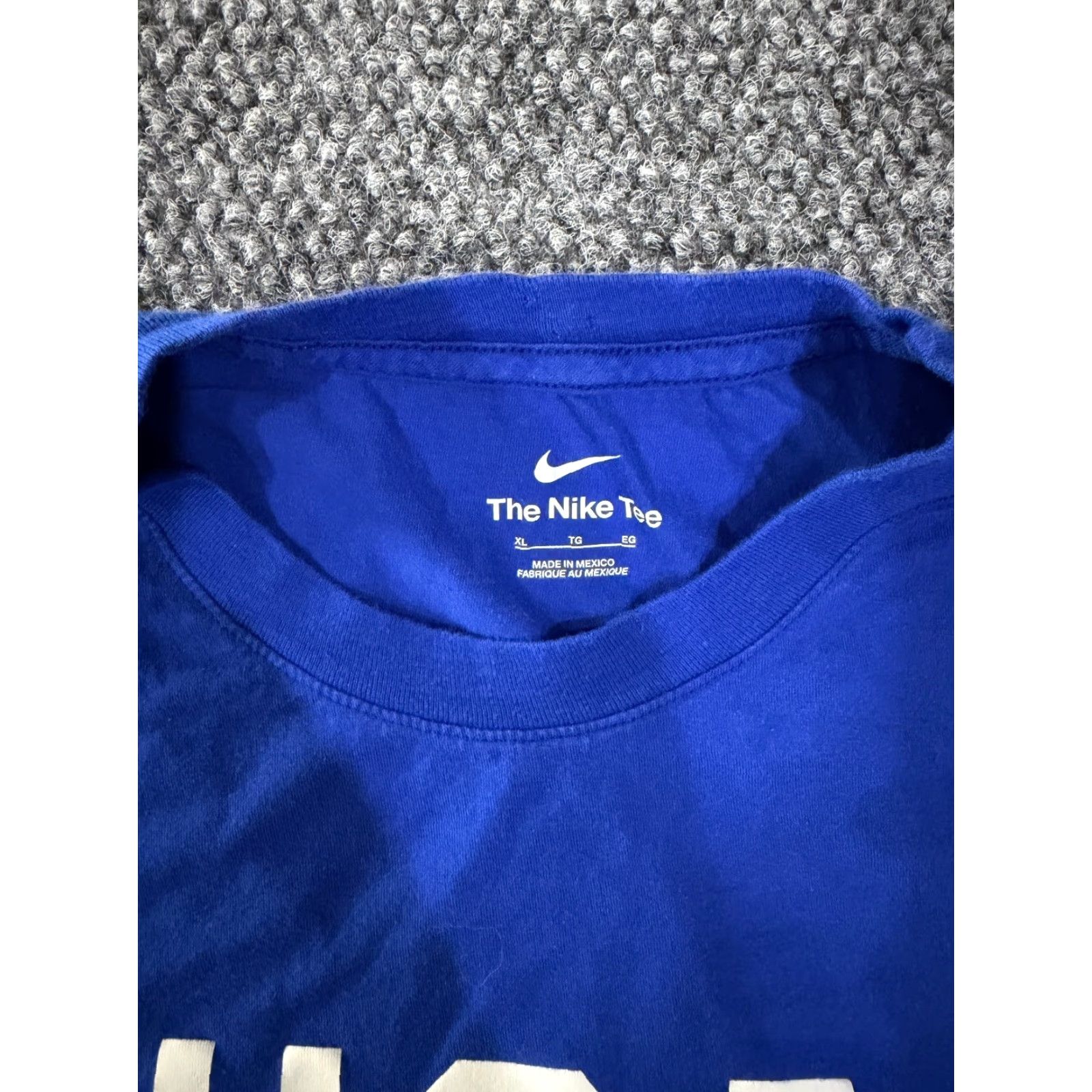 Nike Nike T Shirt Mens XL Blue USA Olympics Swoosh Athletic Graphic Crew Neck Short Sleeve Nike Dri-Fit Regular Fit Cotton Jersey Logo Size US XL / EU 56 / 4 - 5 Thumbnail
