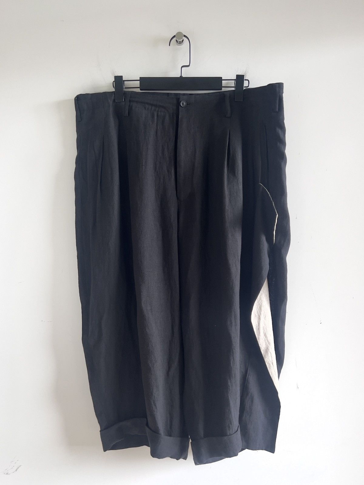 Yohji Yamamoto Yohji Yamamoto Pour Homme - LINEN CUFFS PANTS Size US 30 / EU 46 - 1 Thumbnail
