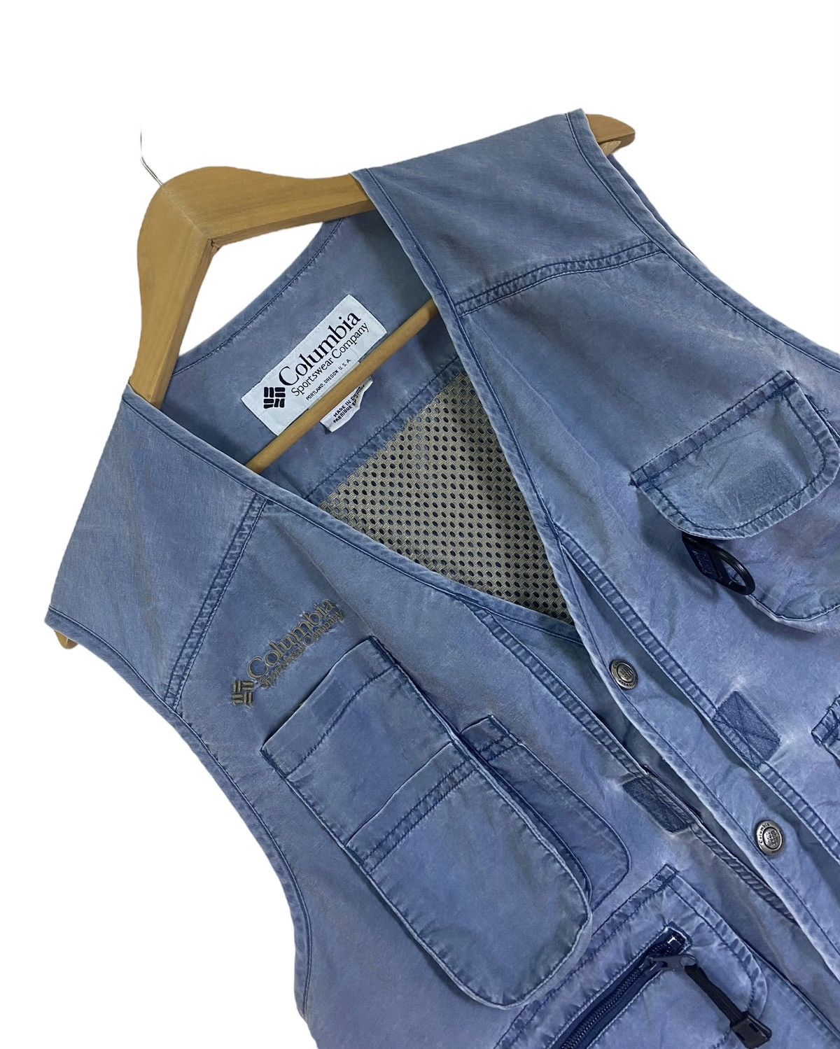 Columbia Vintage Distressed Columbia Tactical Vest Size US M / EU 48-50 / 2 - 2 Thumbnail
