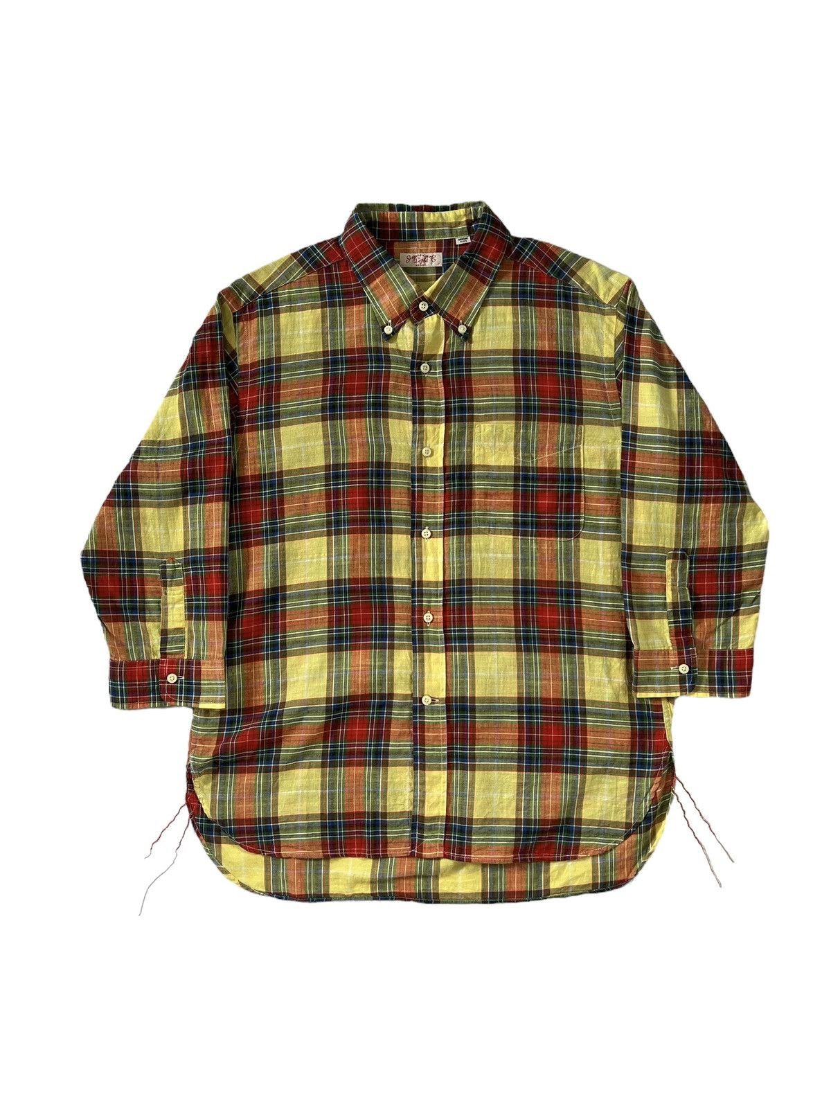 Sugar Cane Sugar Cane Light Plaid Half Sleeve Button Up Shirt Size US M / EU 48-50 / 2 - 1 Thumbnail