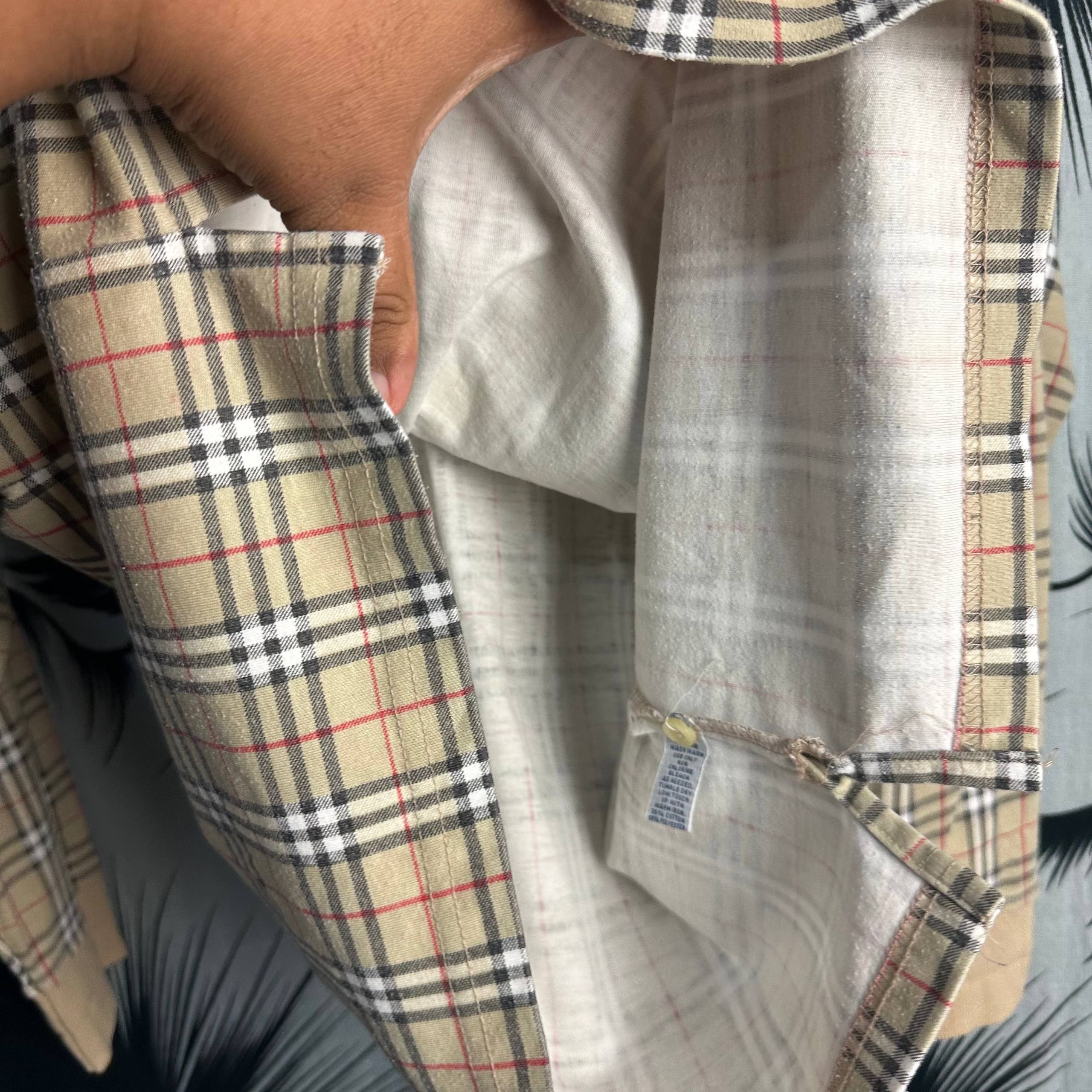 Burberry Vintage Burberry Nova Check Polo Shirt Size US L / EU 52-54 / 3 - 9 Thumbnail